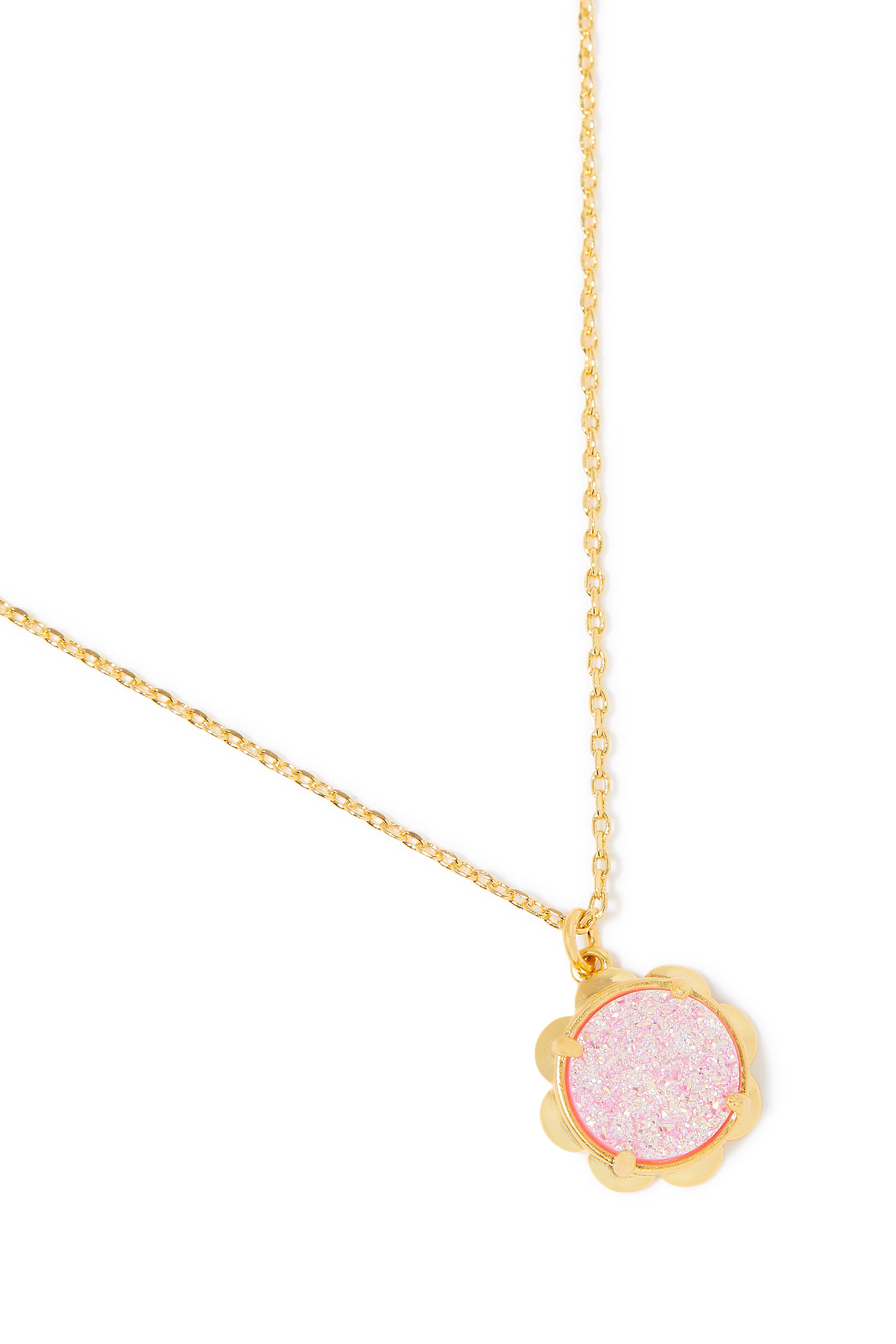 قلادة جلام بدلاية مرصعة بحجر كريم