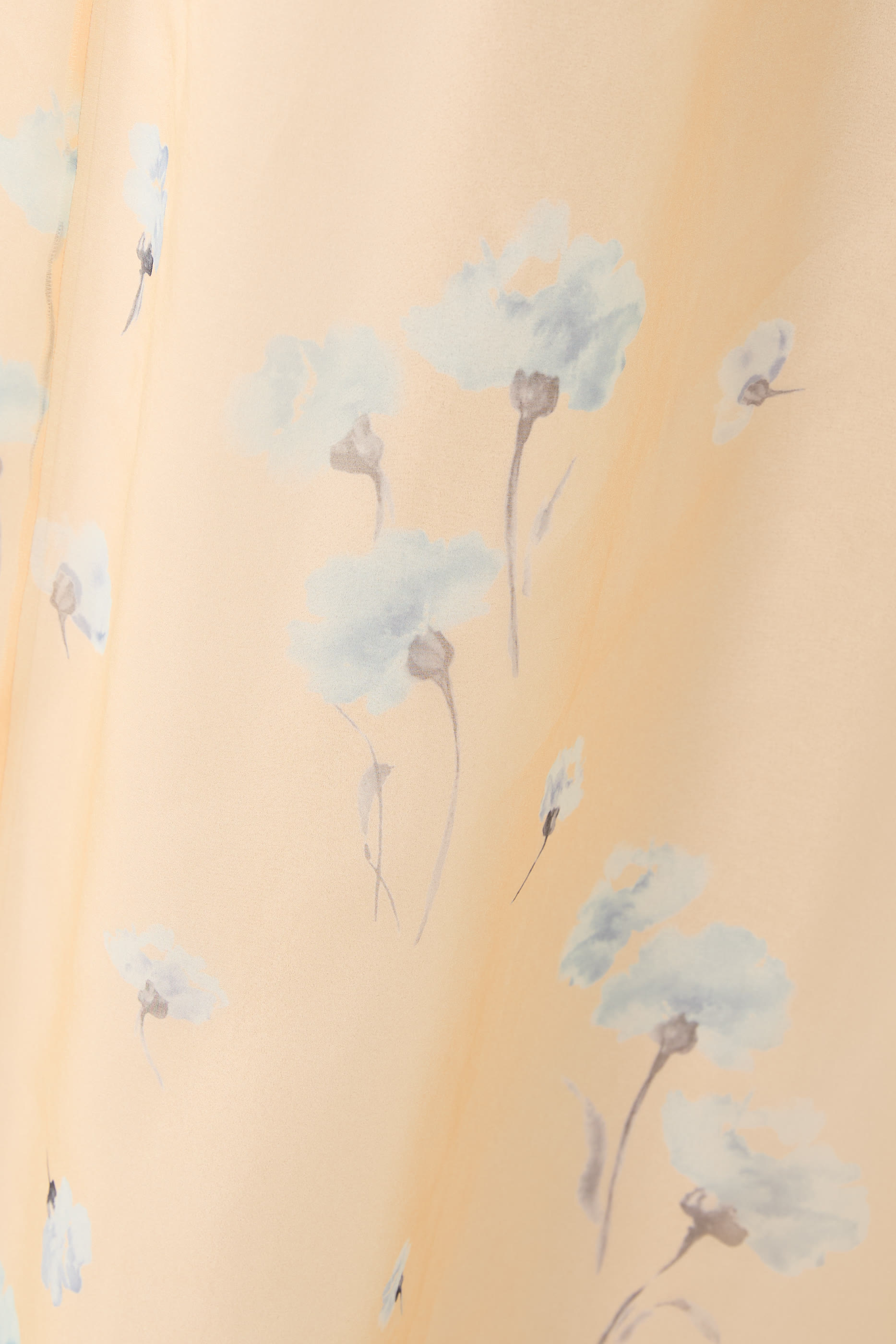 فستان طويل حرير أورجانزا