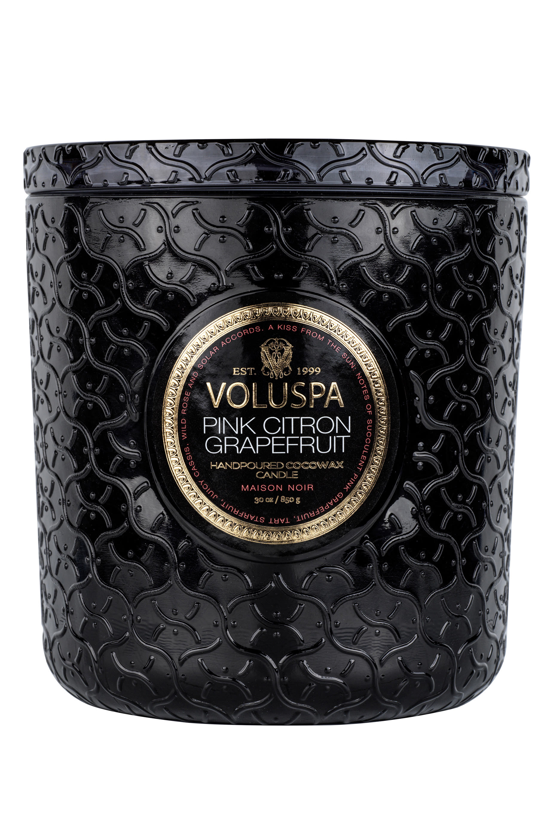 شمعة بينك سيترون جريب فروت فاخرة