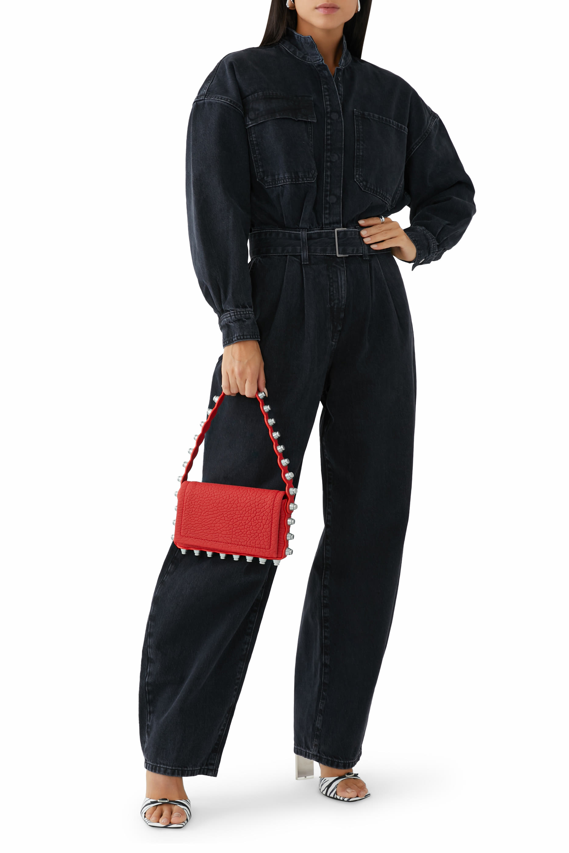 محفظة روز بحمالة كروس بودي