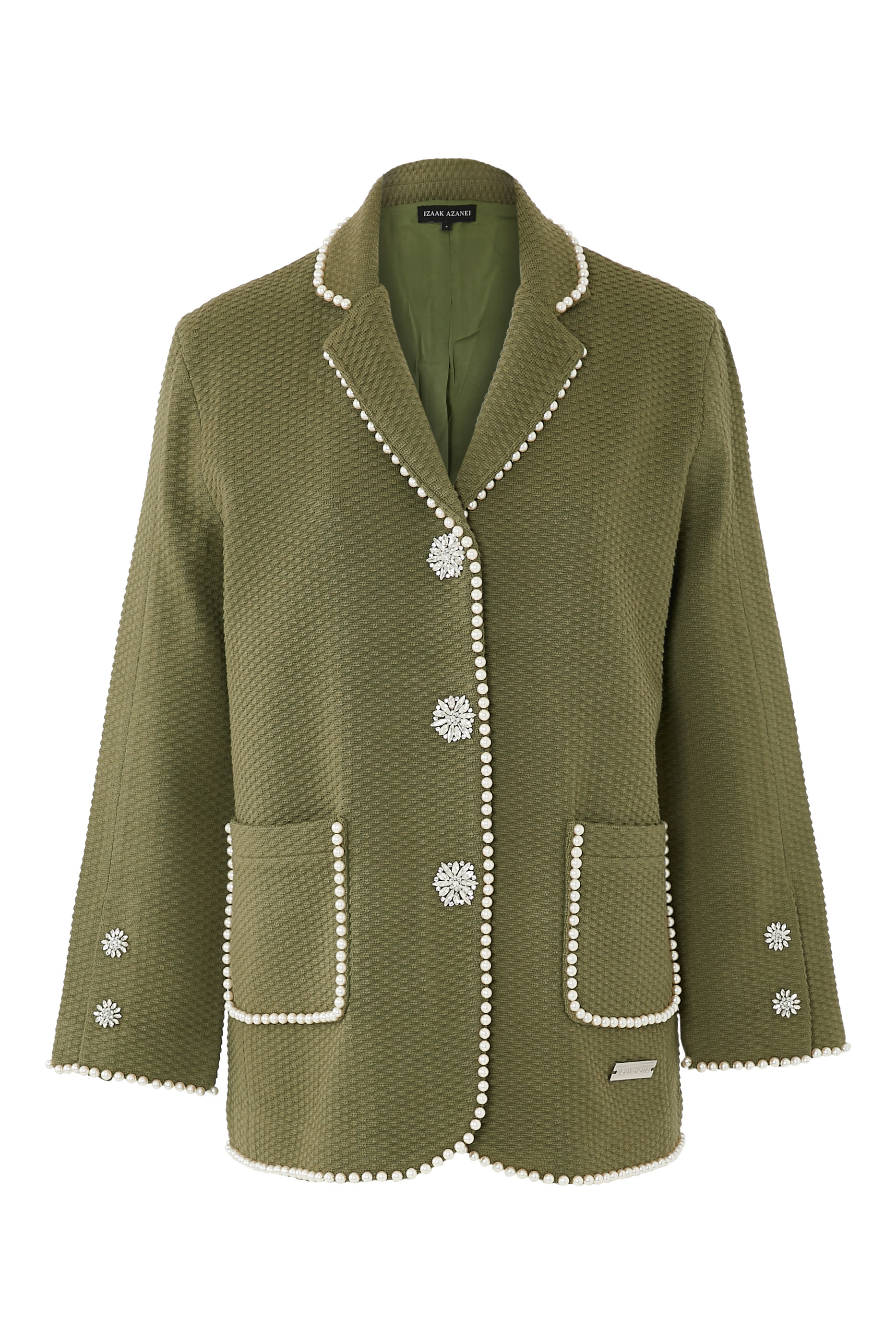 معطف بلؤلؤ وشرابات