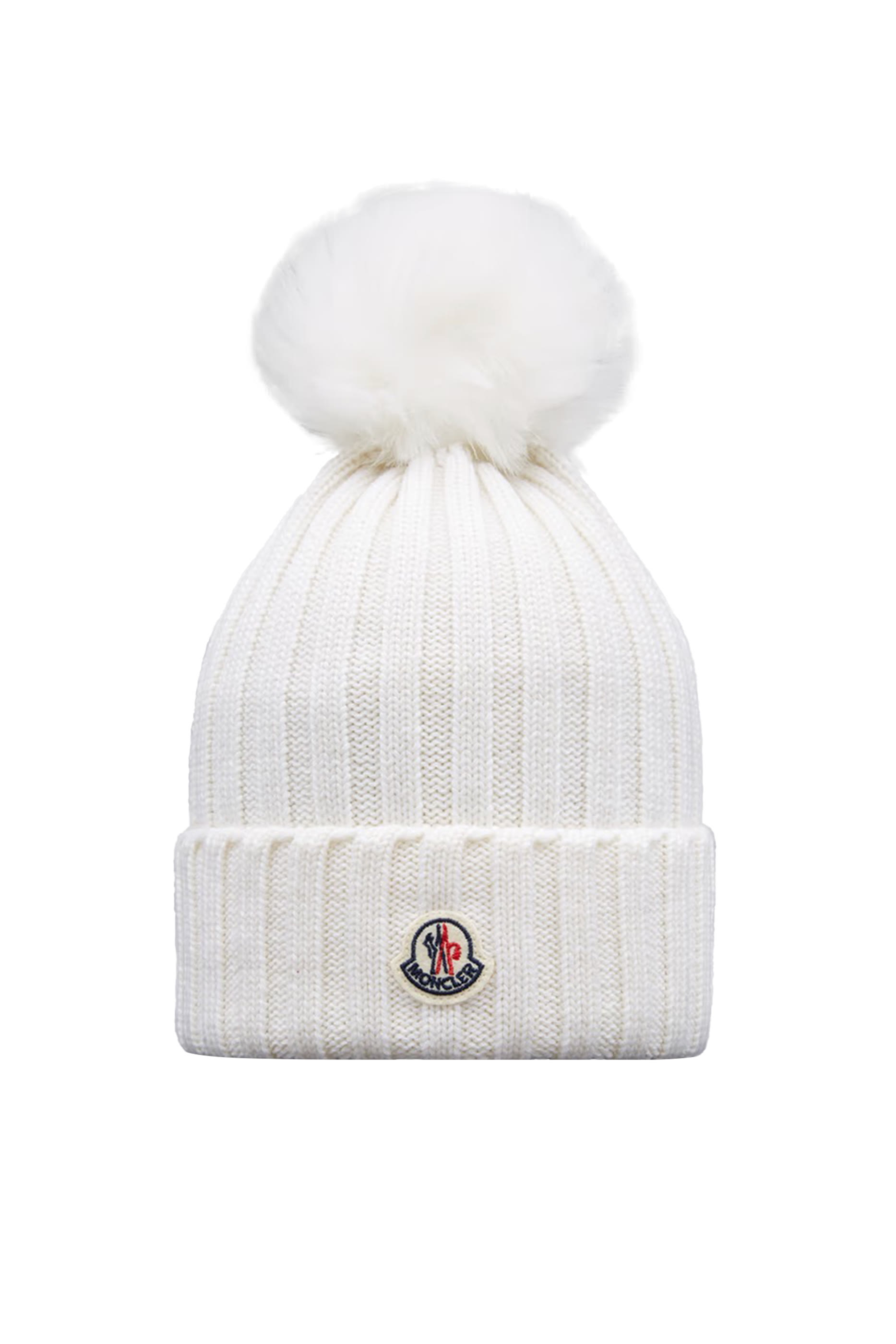 قبعة بيني بشعار الماركة بزخارف بوم بوم