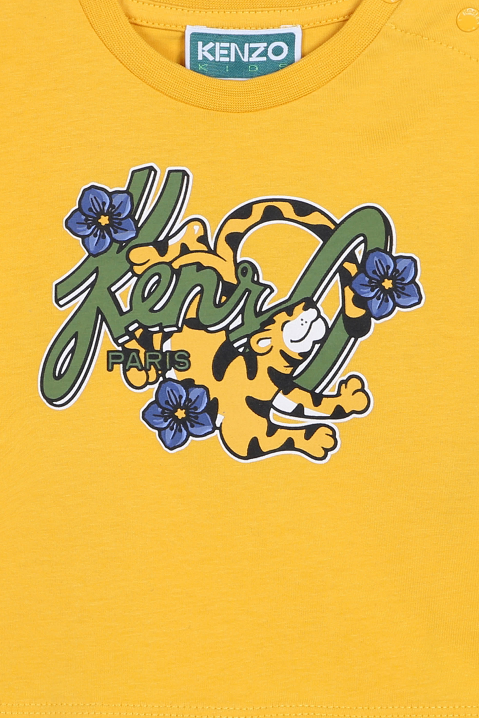 بلوزة بأكمام طويلة بطبعات قردة وزهور للأطفال