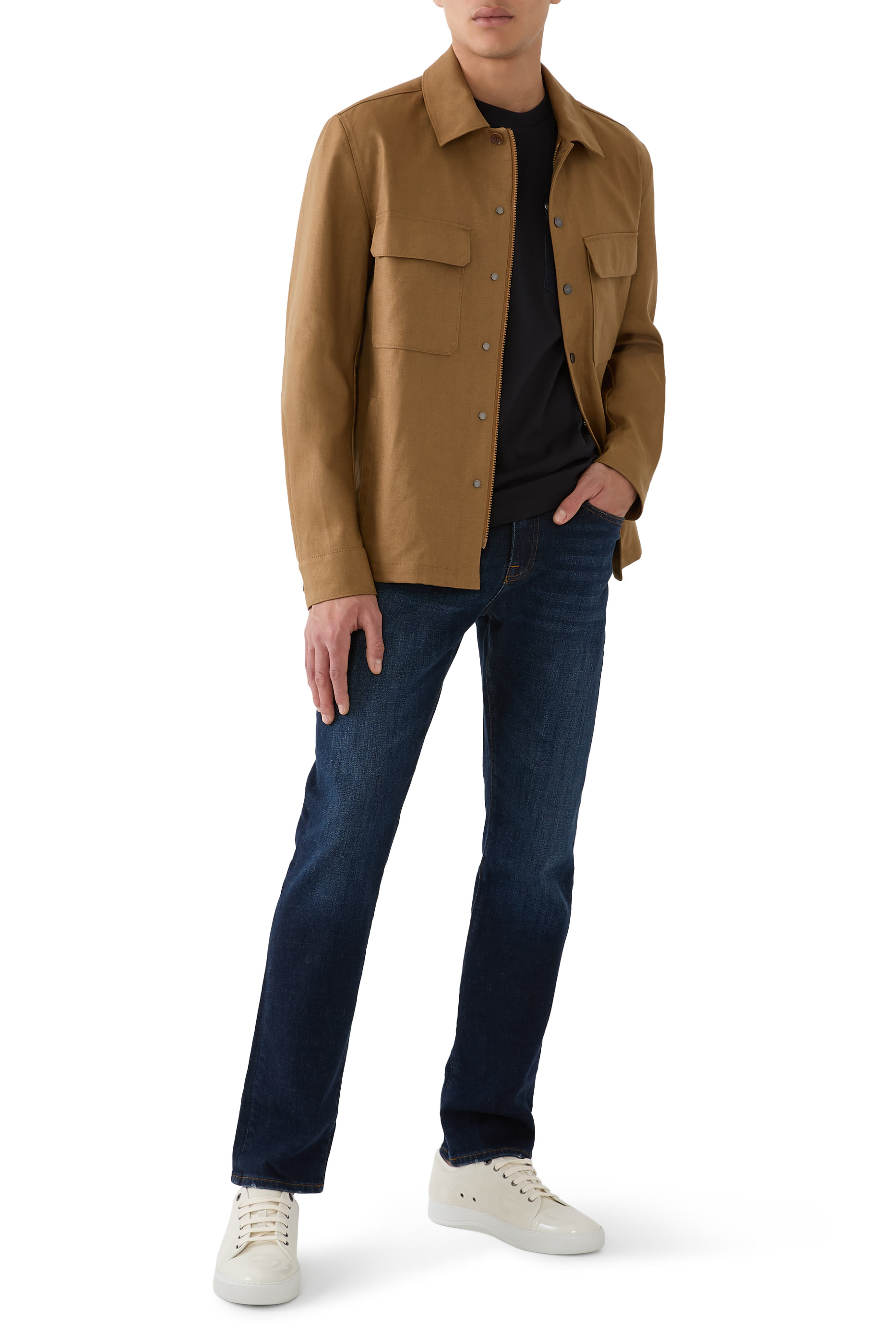 جاكيت كالاكي بتصميم قميص