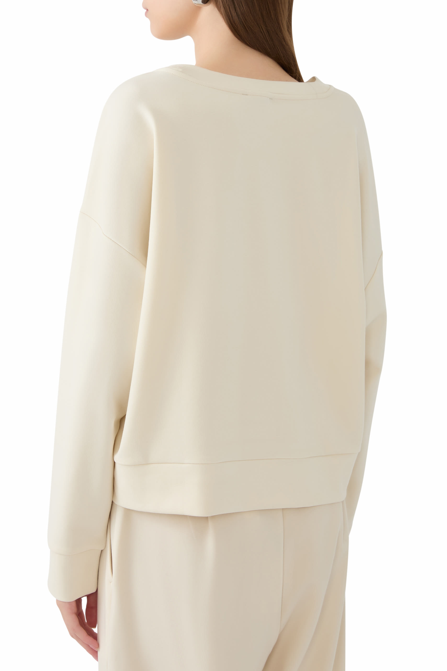 بلوزة بياقة مستديرة بونتي