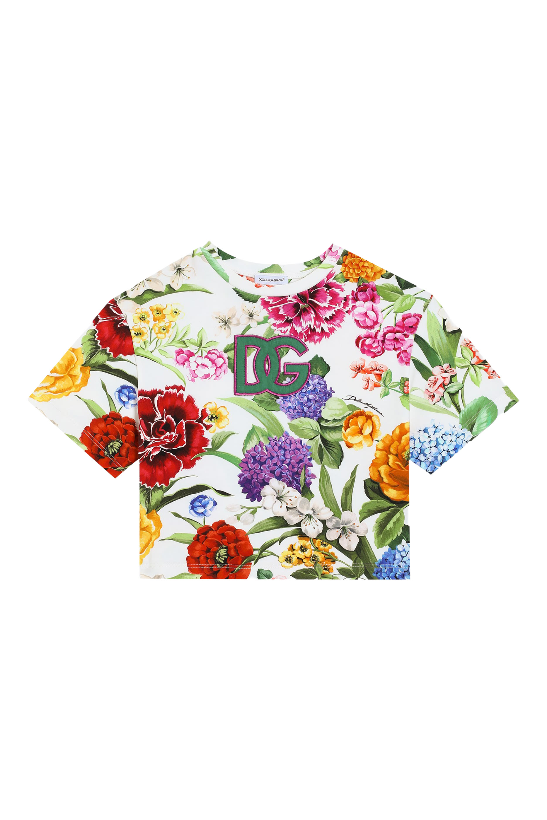 تيشيرت بطبعات ورد للأطفال