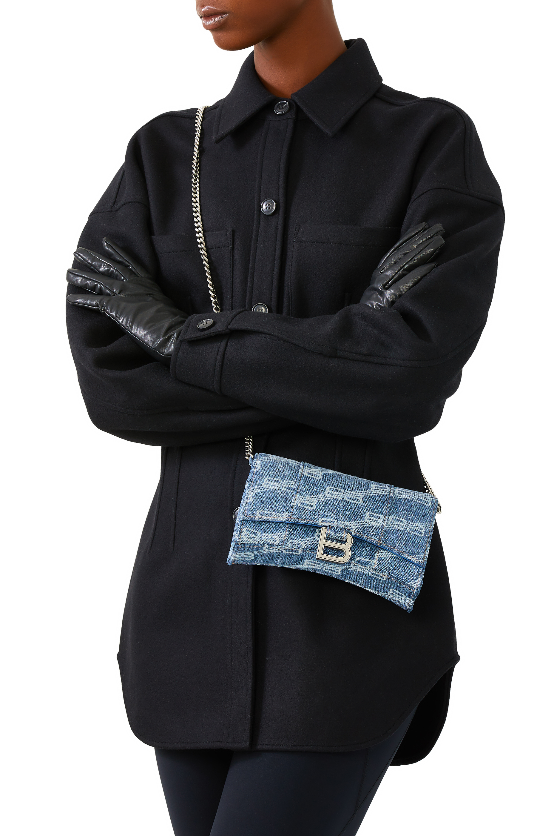 محفظة اورجلاس دنيم بسلسلة