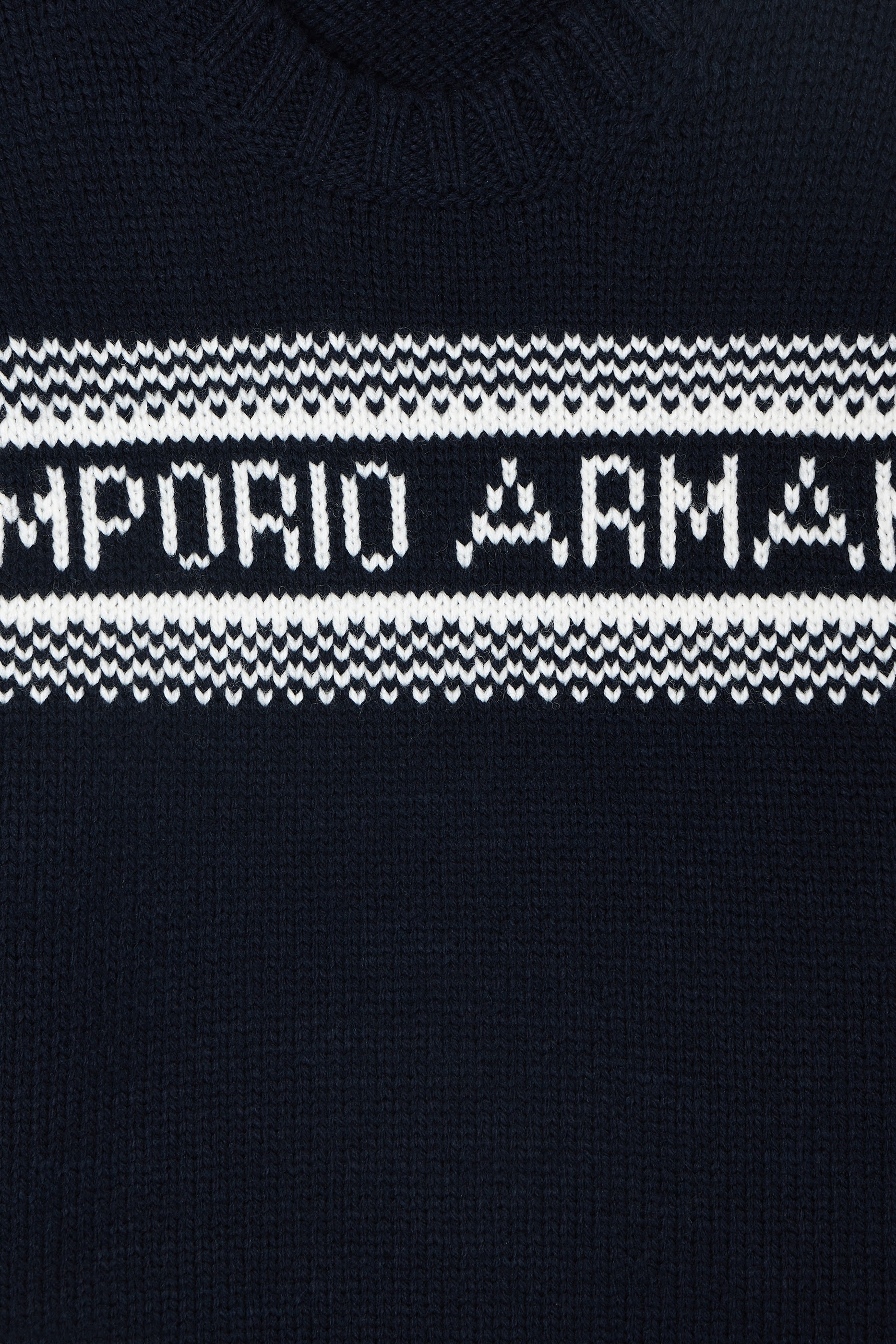 سترة بشعار الماركة جاكار مزيج صوف بكر للأطفال