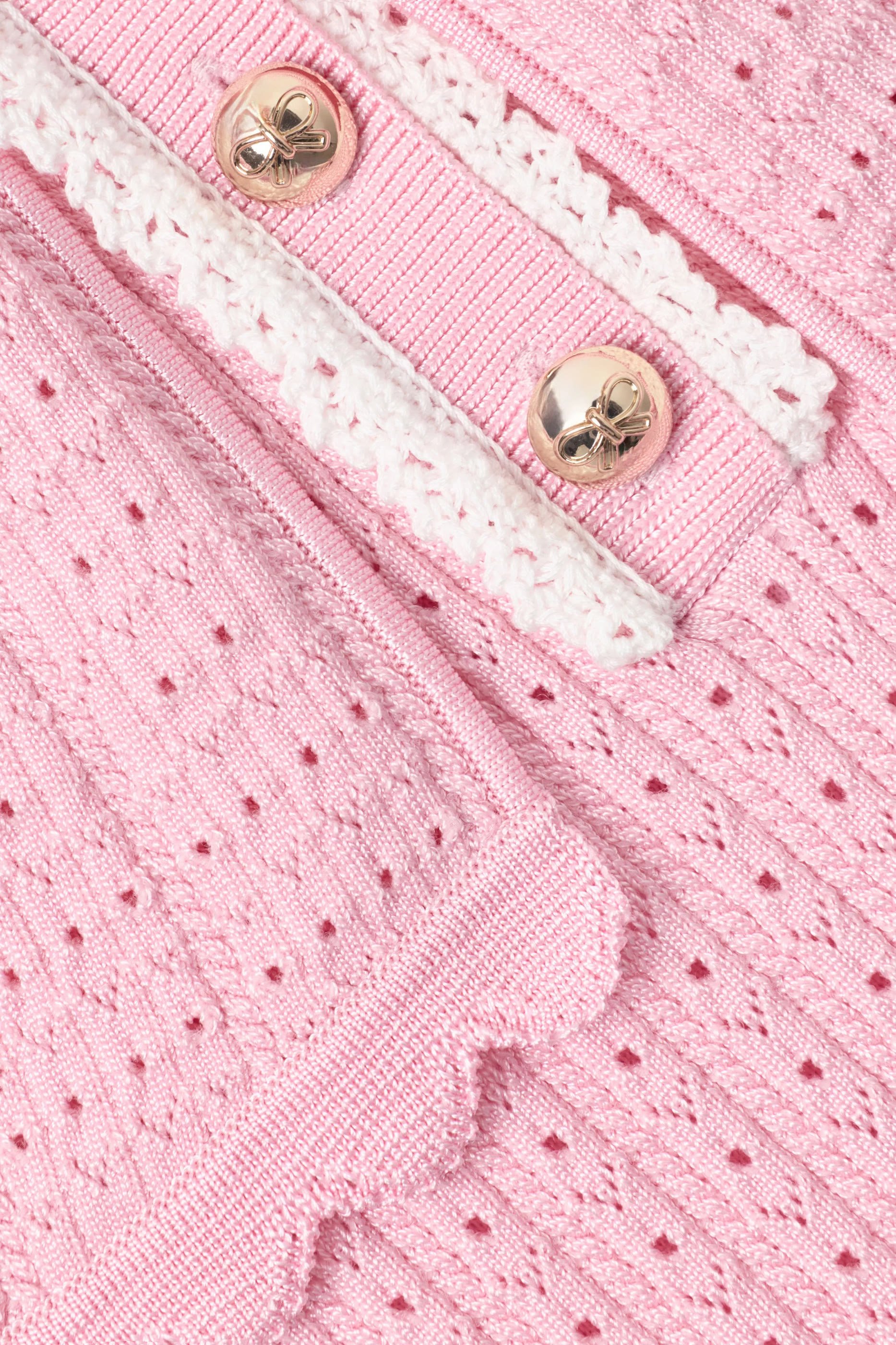 فستان منسوج بكاب للأطفال