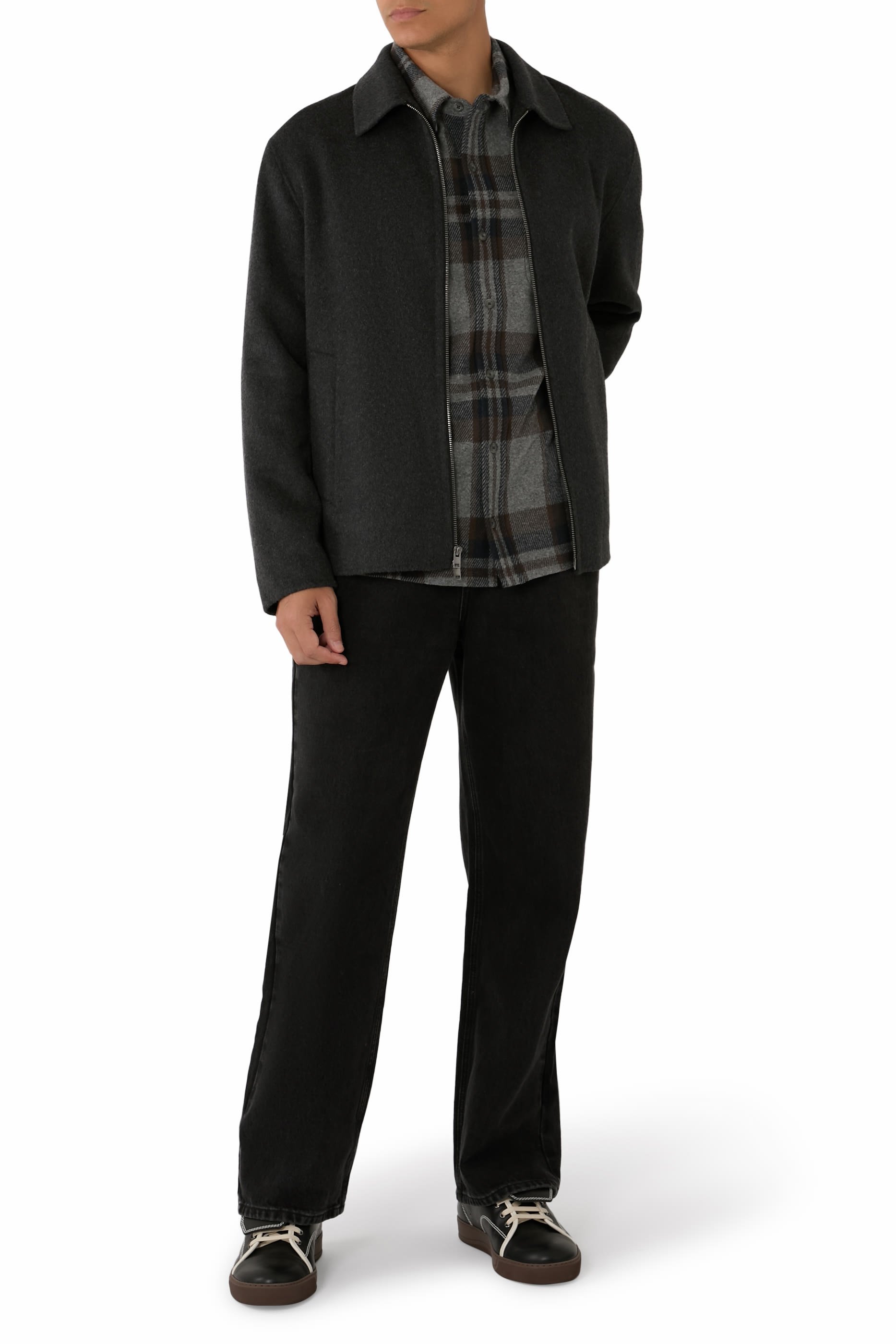 Classic Plaid Shirt Jacket