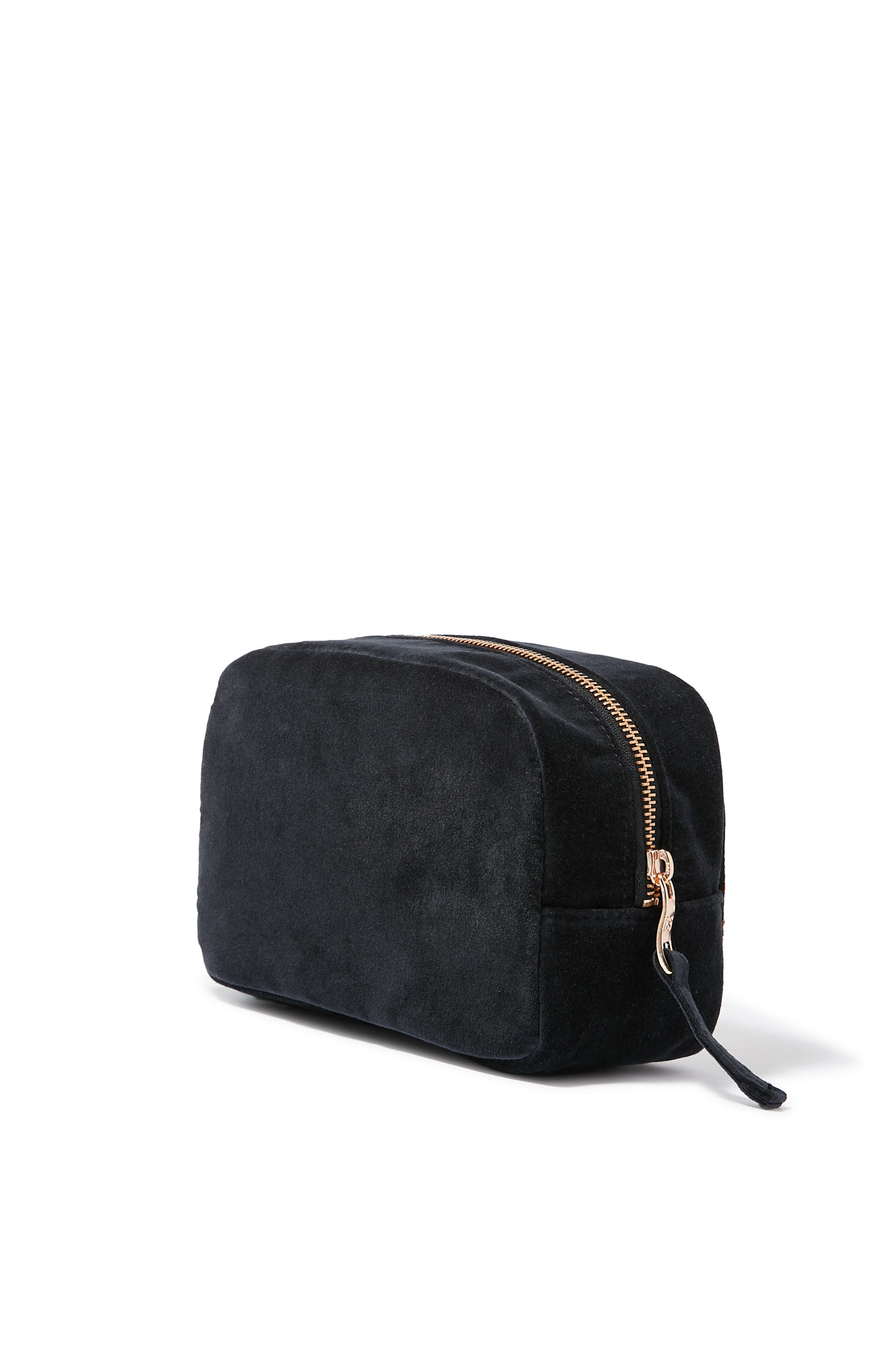 حقيبة مستحضرات ذاتية بتطريزات نمر بري