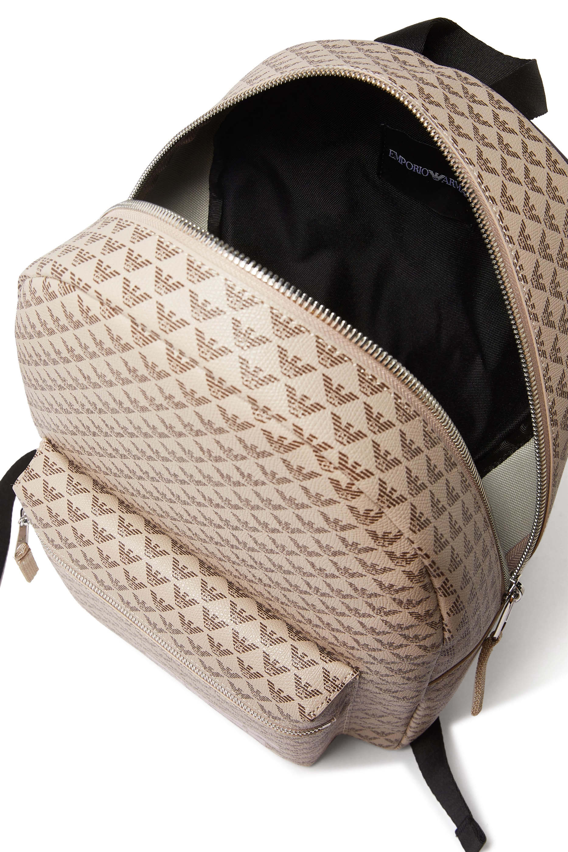 حقيبة ظهر قماش قنب مغلف بشعار الماركة للأطفال