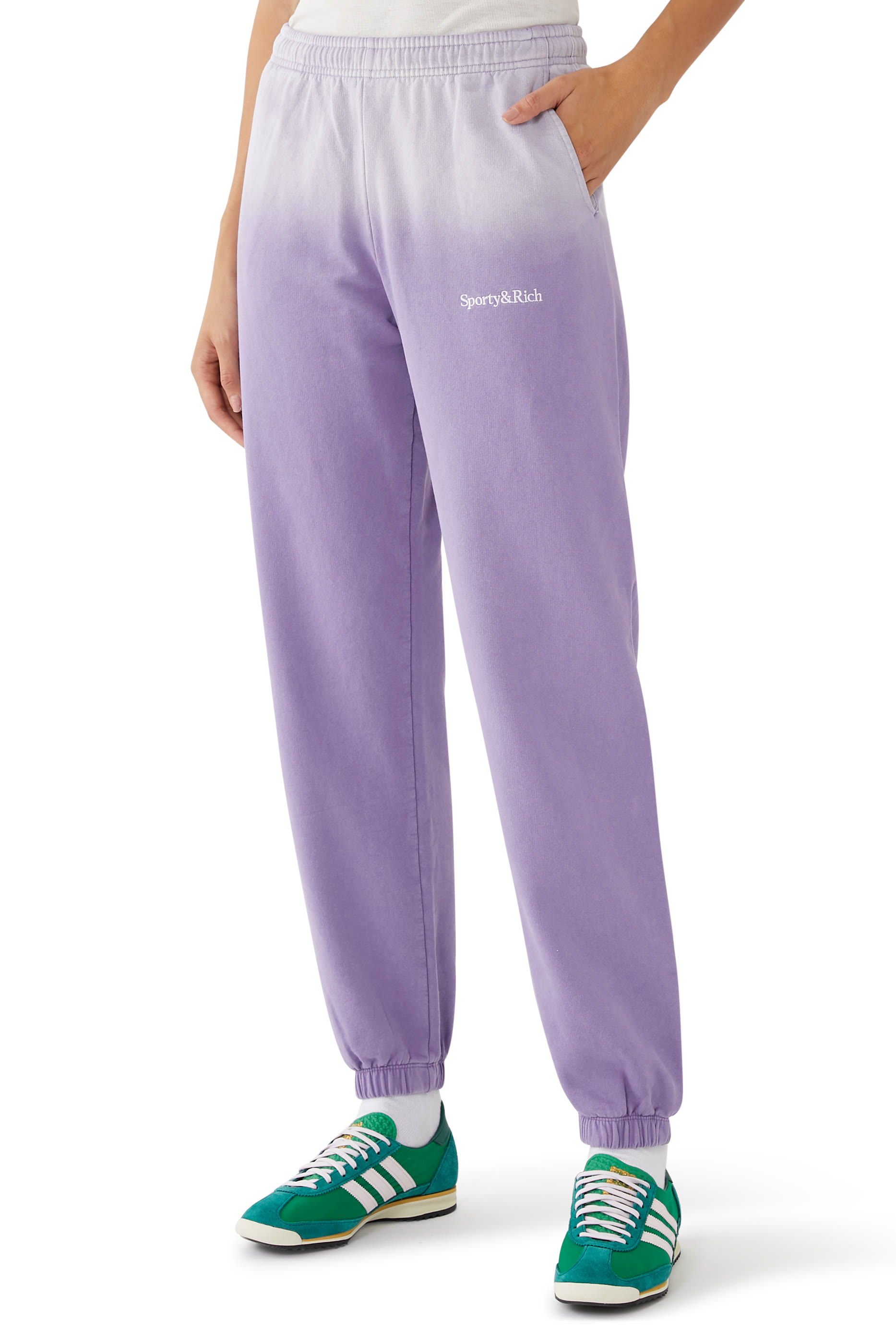 بنطال رياضي سيريف بتطريز شعار الماركة