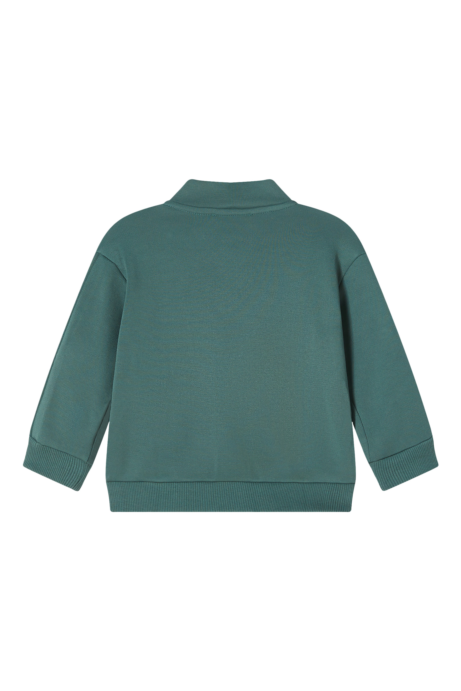 سويت شيرت بنسيج متشابك وسحاب للأطفال