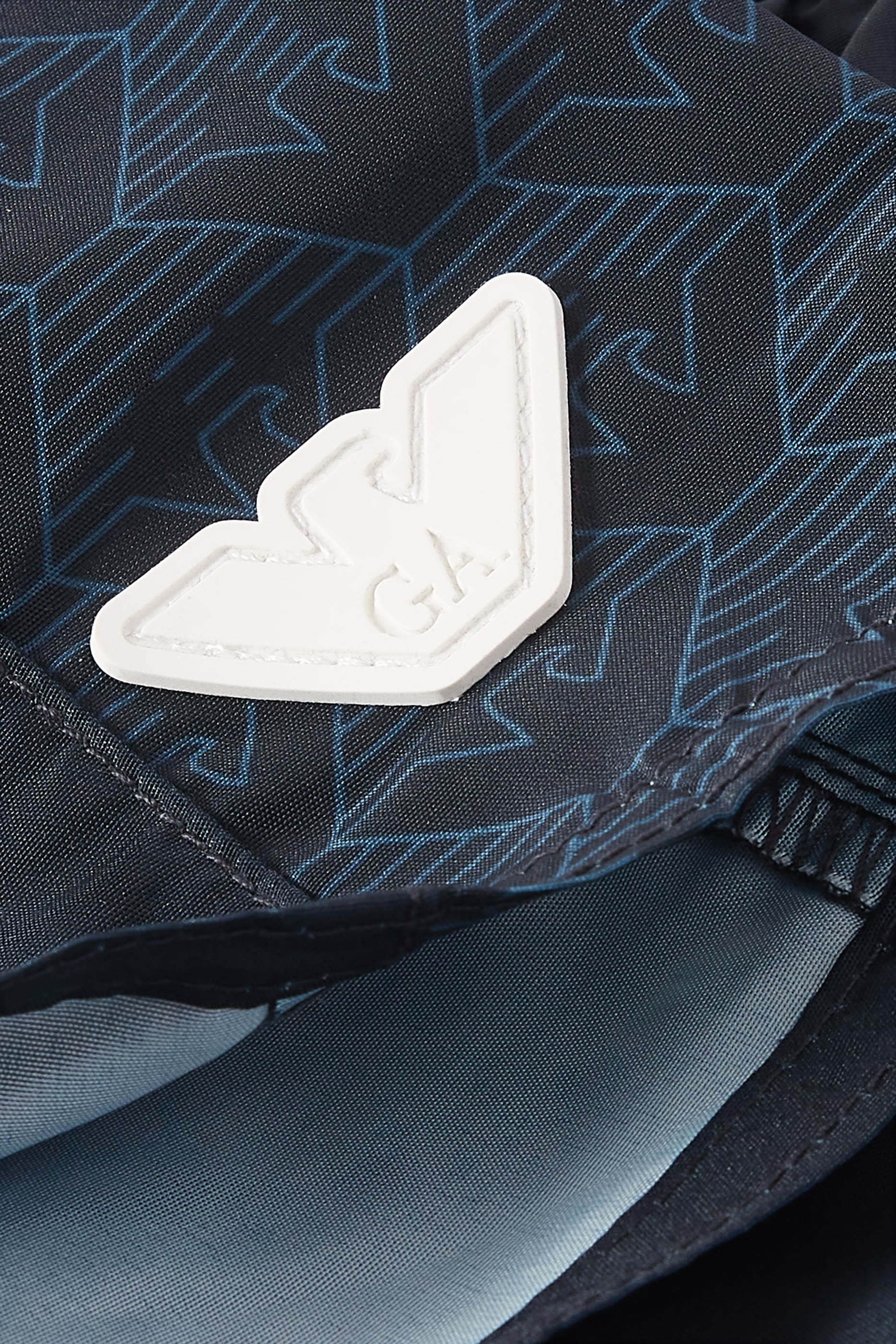 شورت سباحة بوكسر بشعار الماركة للأطفال