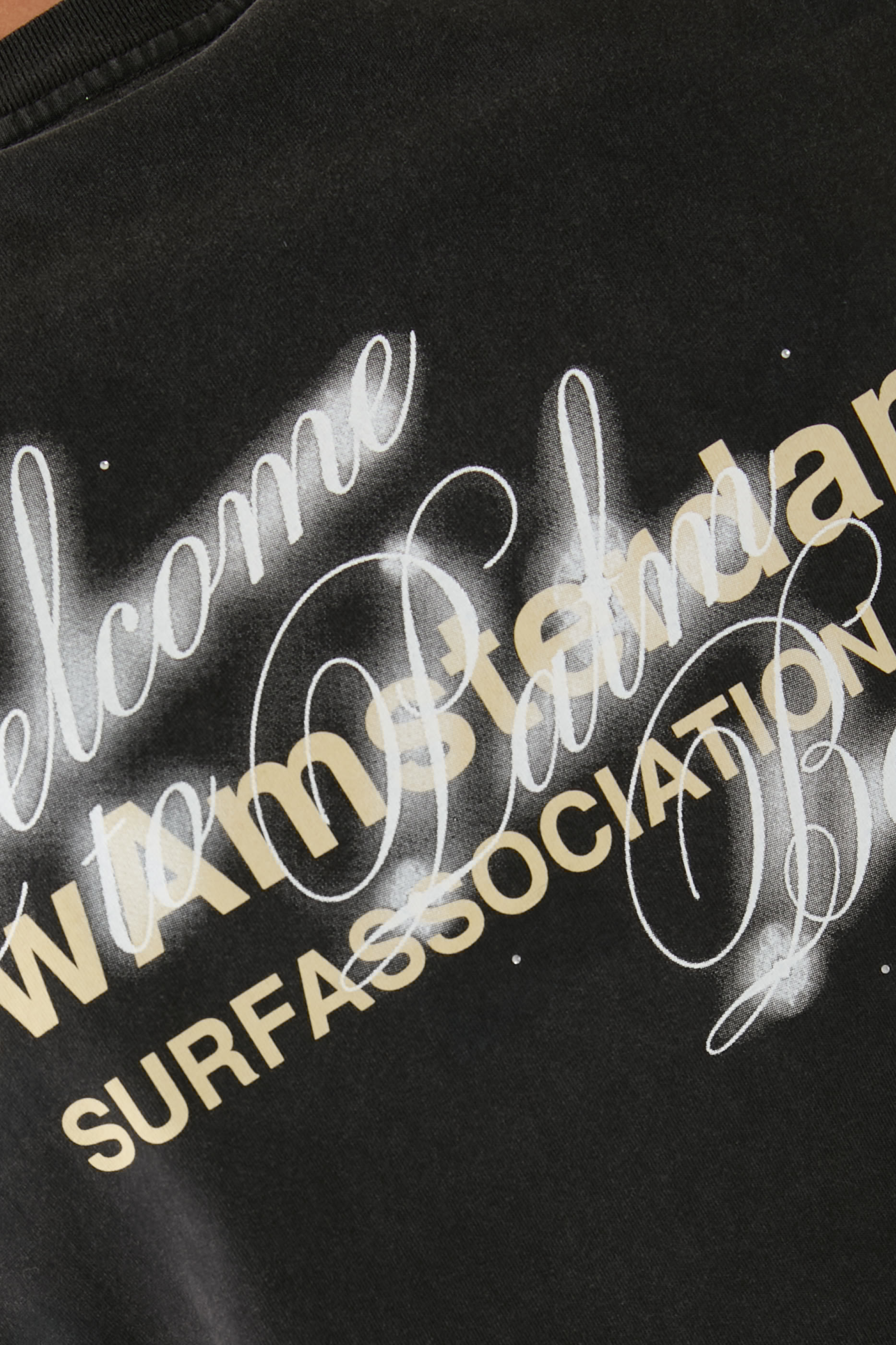 تيشيرت بطبعة ويلكام تو بالم بيتش