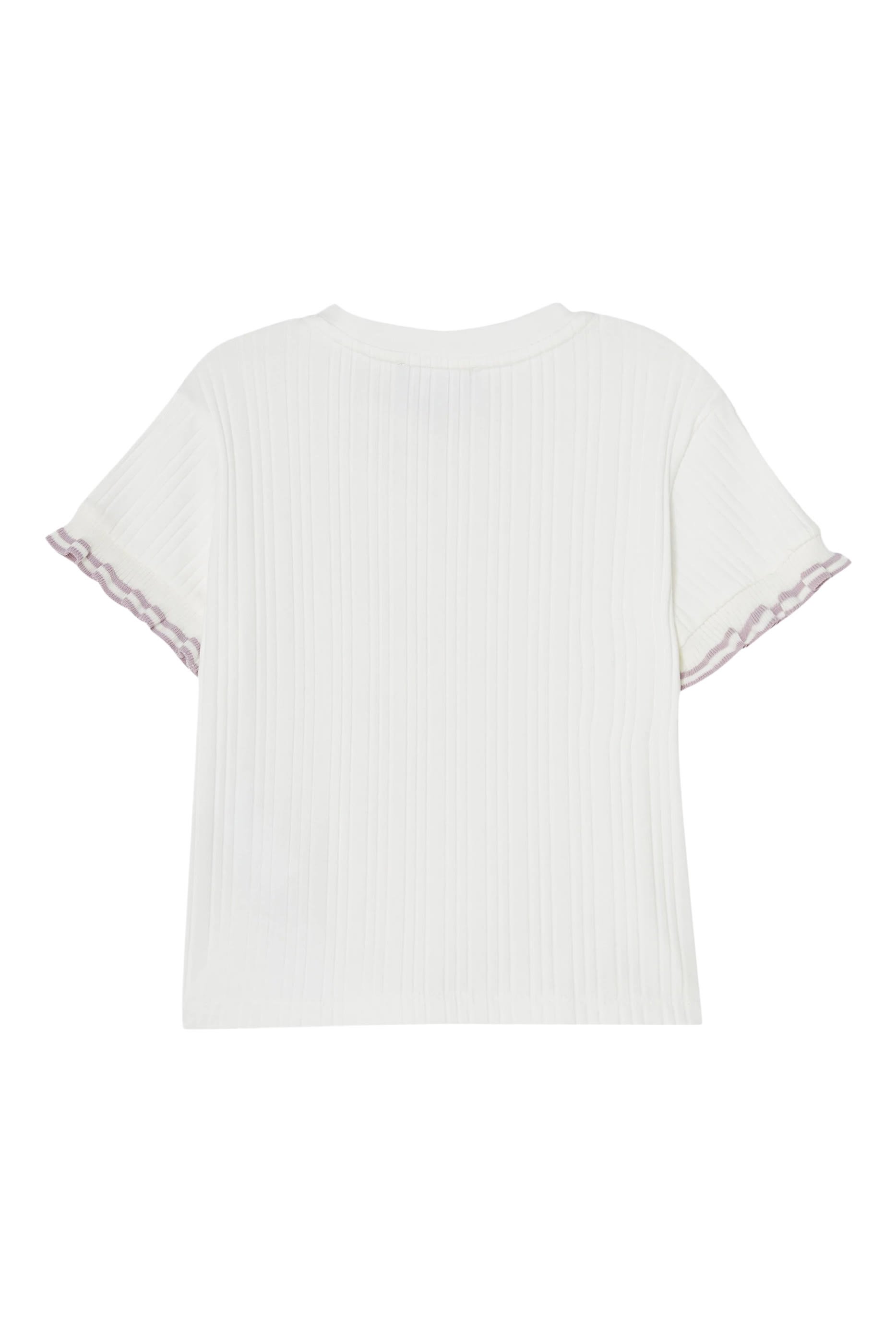 سترة نسيج مضلع بشعار الماركة للأطفال