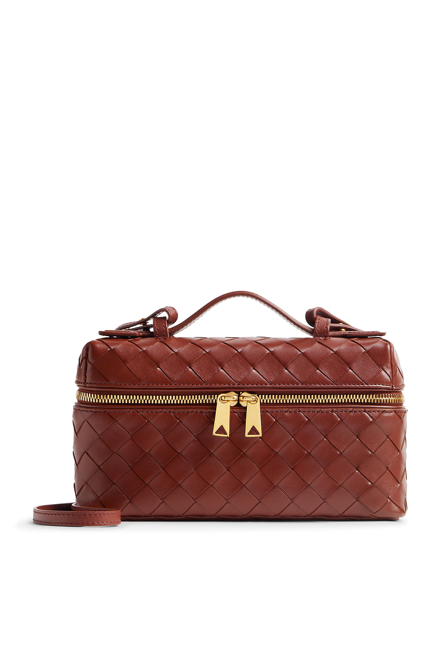 حقيبة مستحضرات تجميل بحمالة