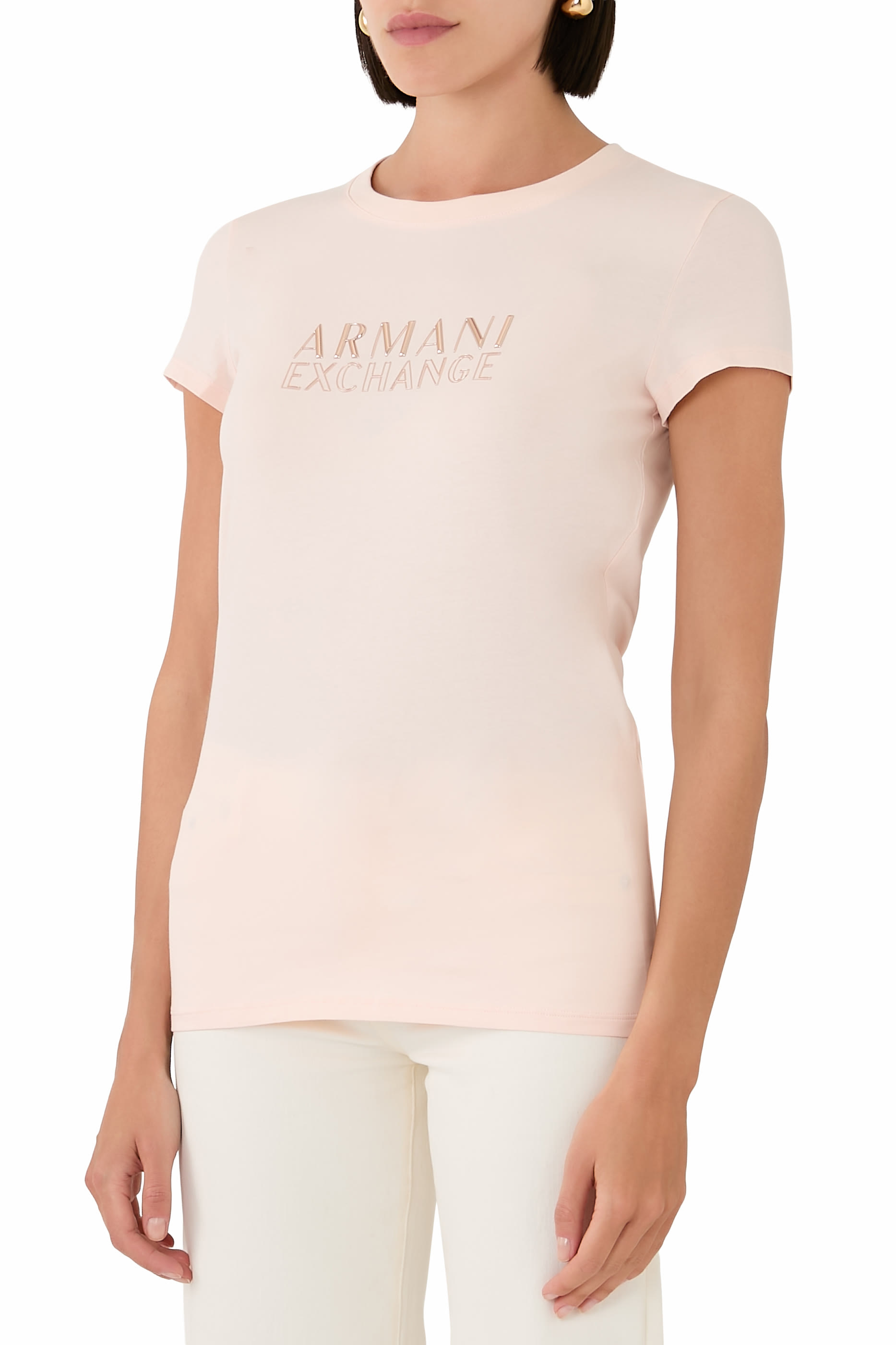  تيشيرت سالين دي جيرو بقصة ضيقة وشعار الماركة