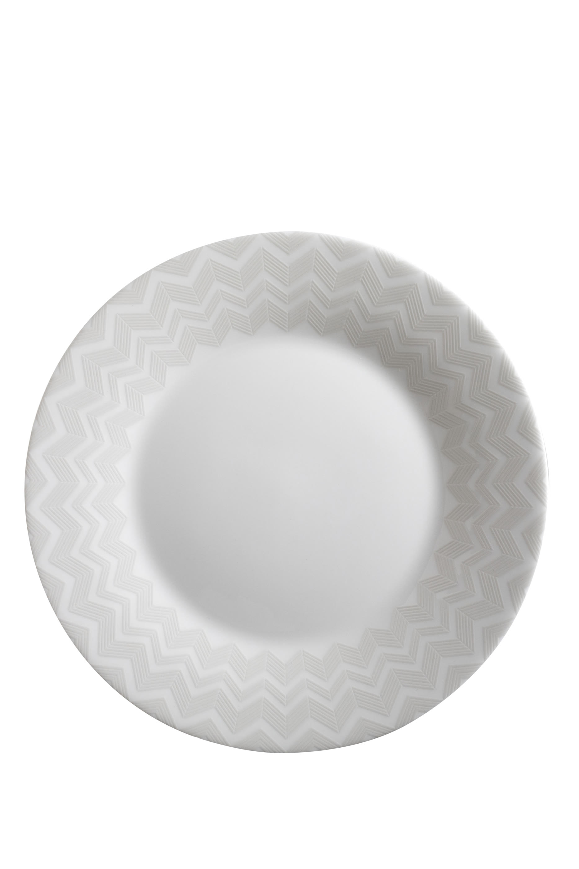 طبق تحلية بنقشة متعرجة