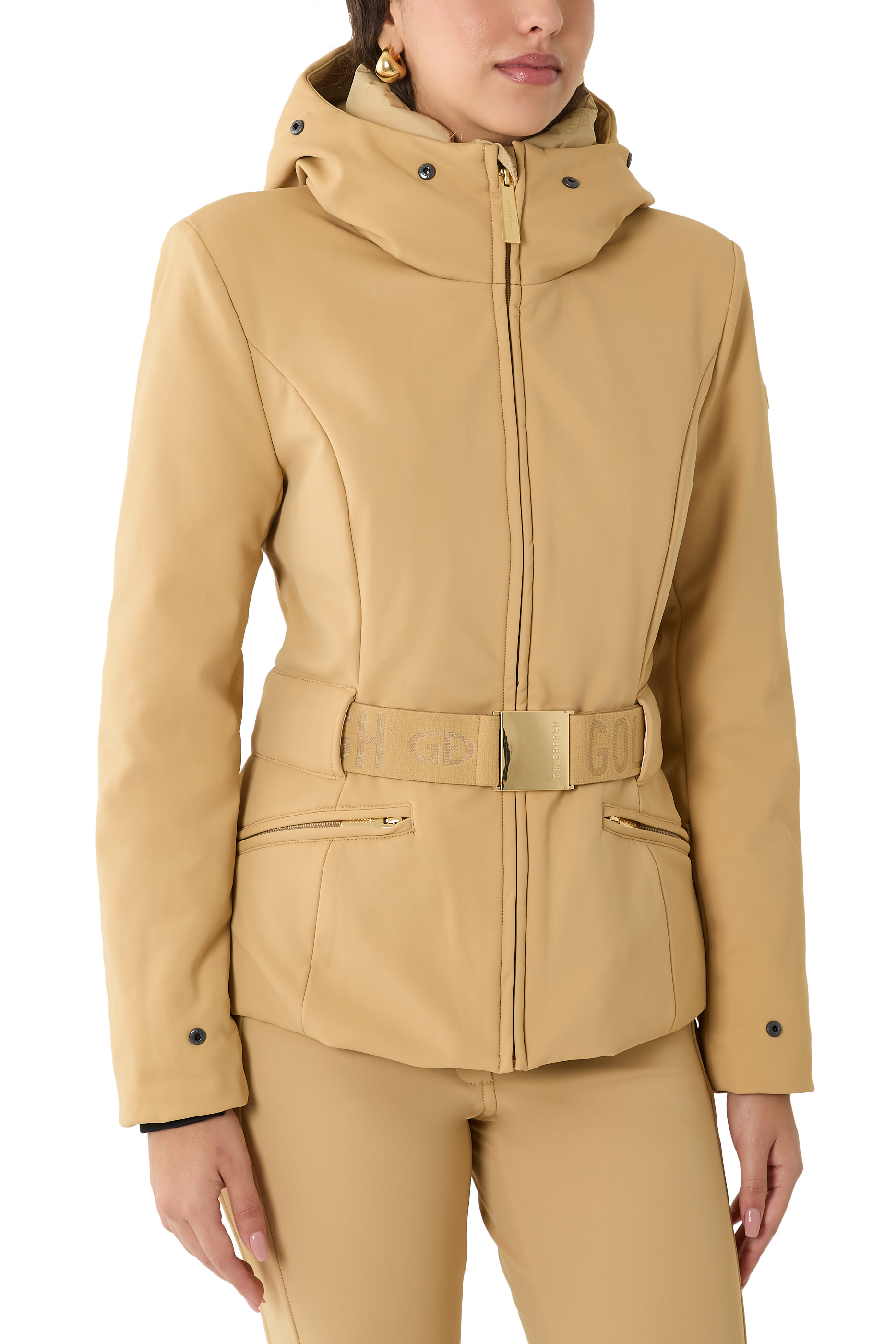 جاكيت تزلج بريزيوسو بحواف من فرو صناعي