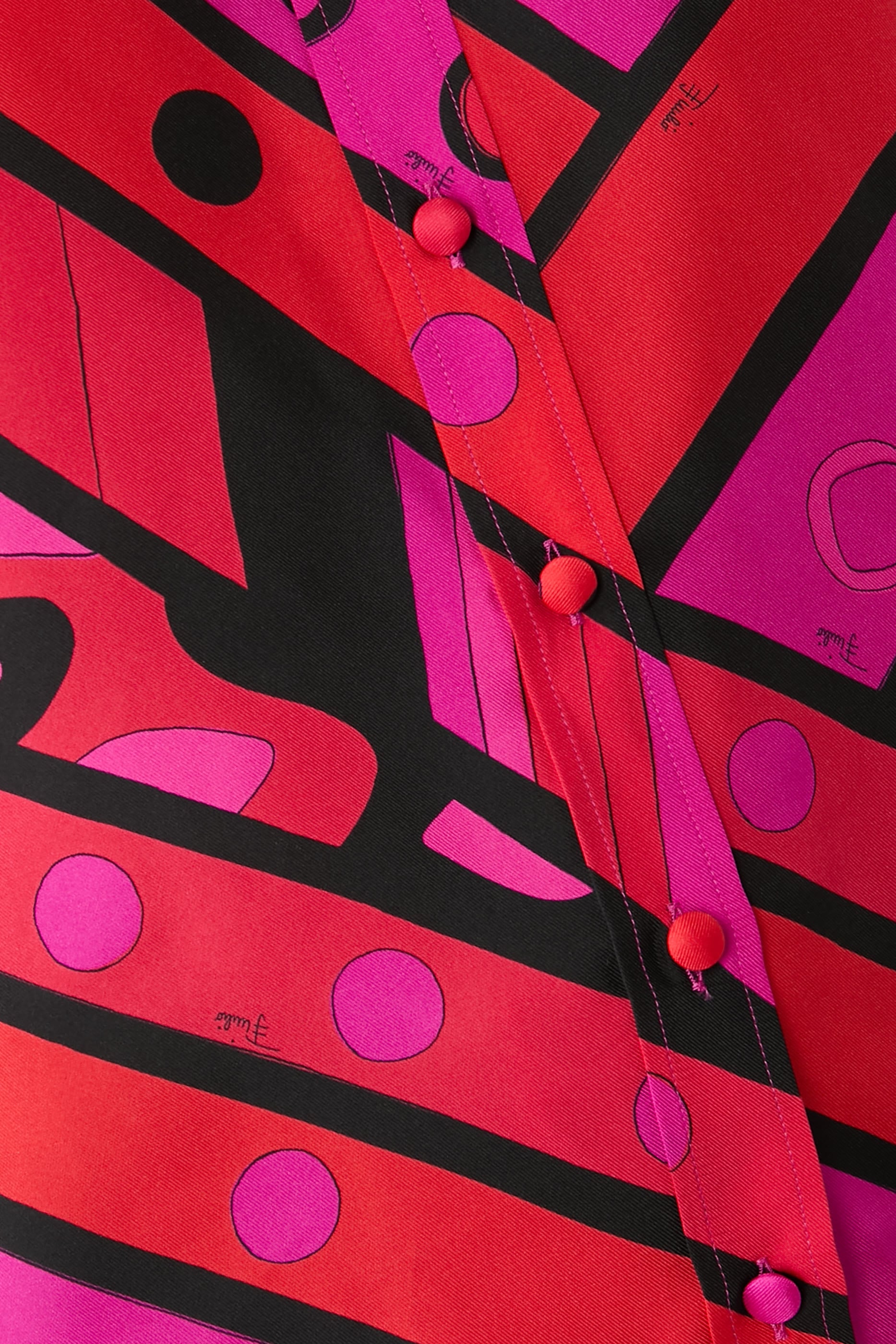 قميص بطبعة فيفارا حرير