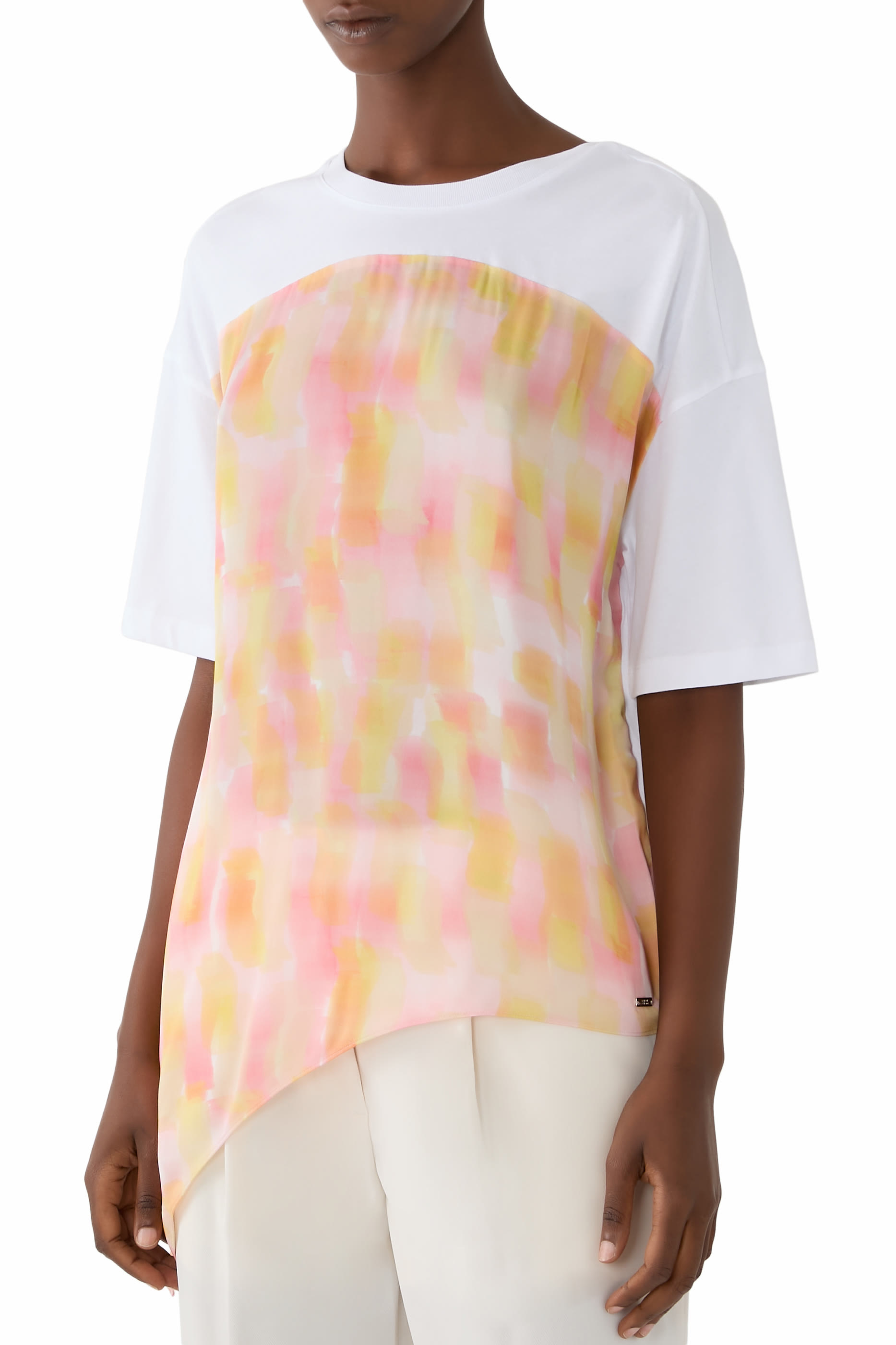 بلوزة بنقشة جيرسيه