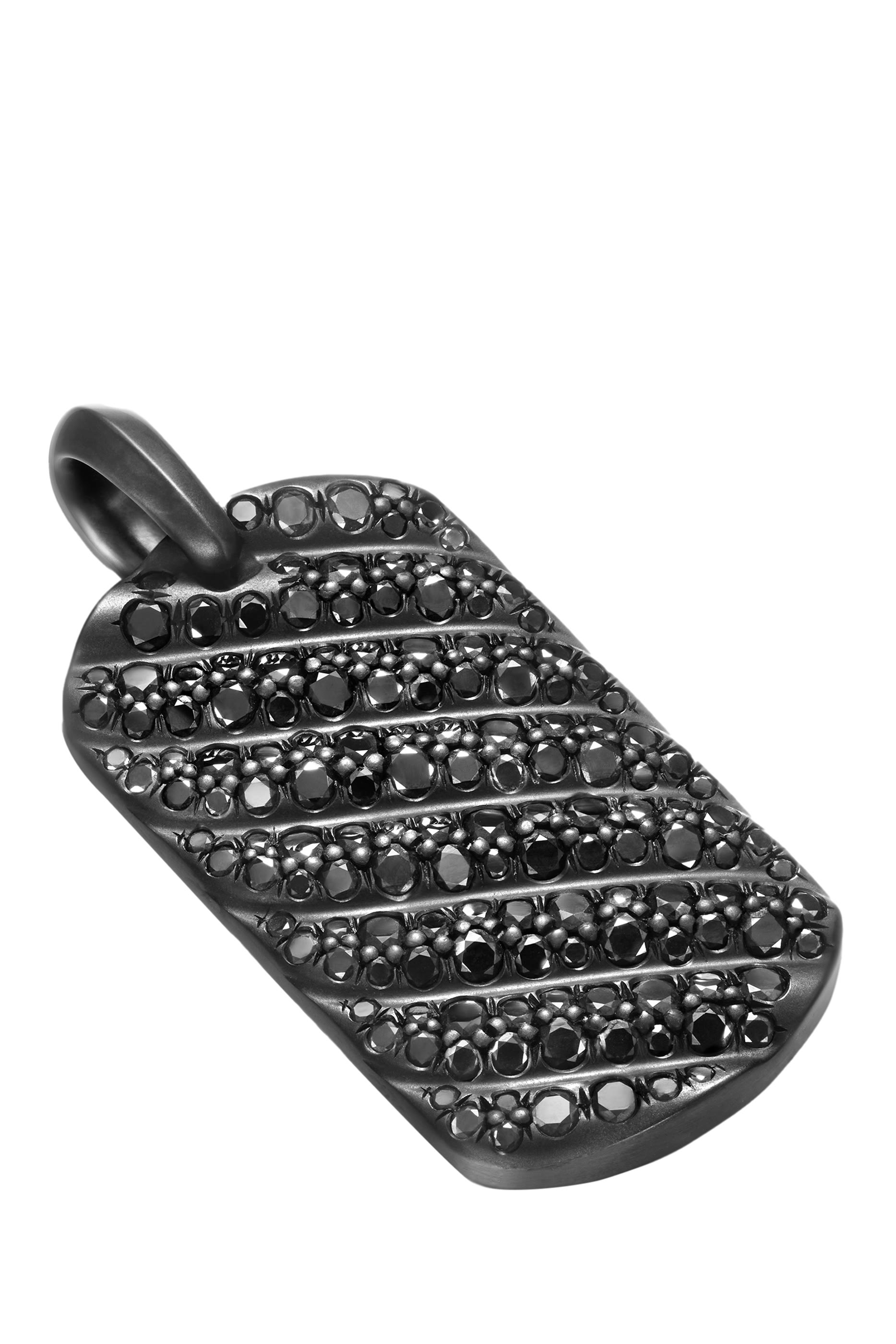 دلاية محفورة بخطوط مموجة، تيتانيوم أسود والماس الأسود