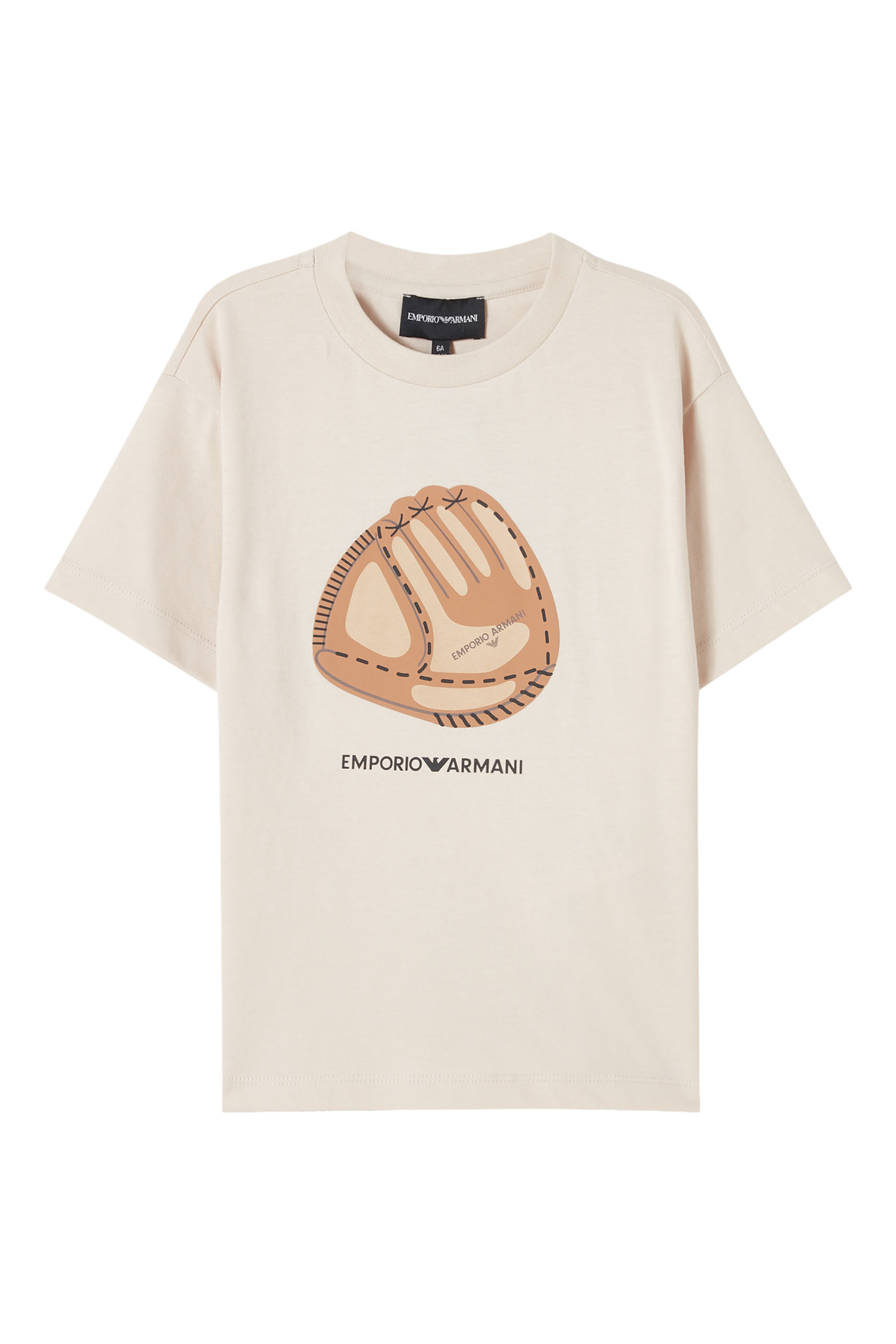 Kids  Baseball Hat Printed T-Shirt