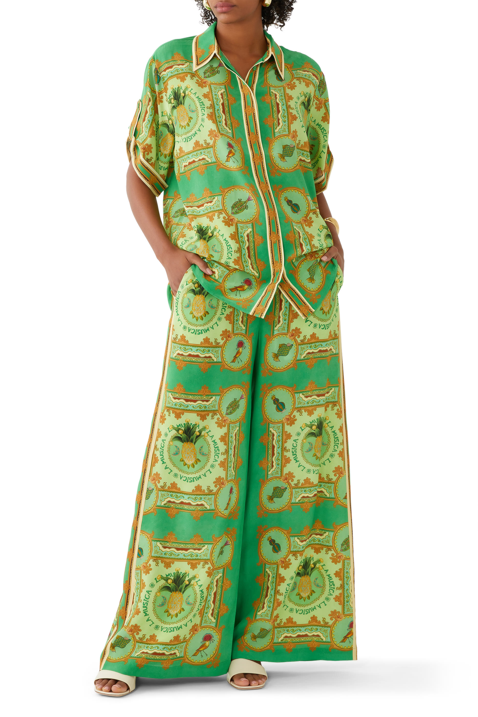 بنطال لا موزيكا حرير