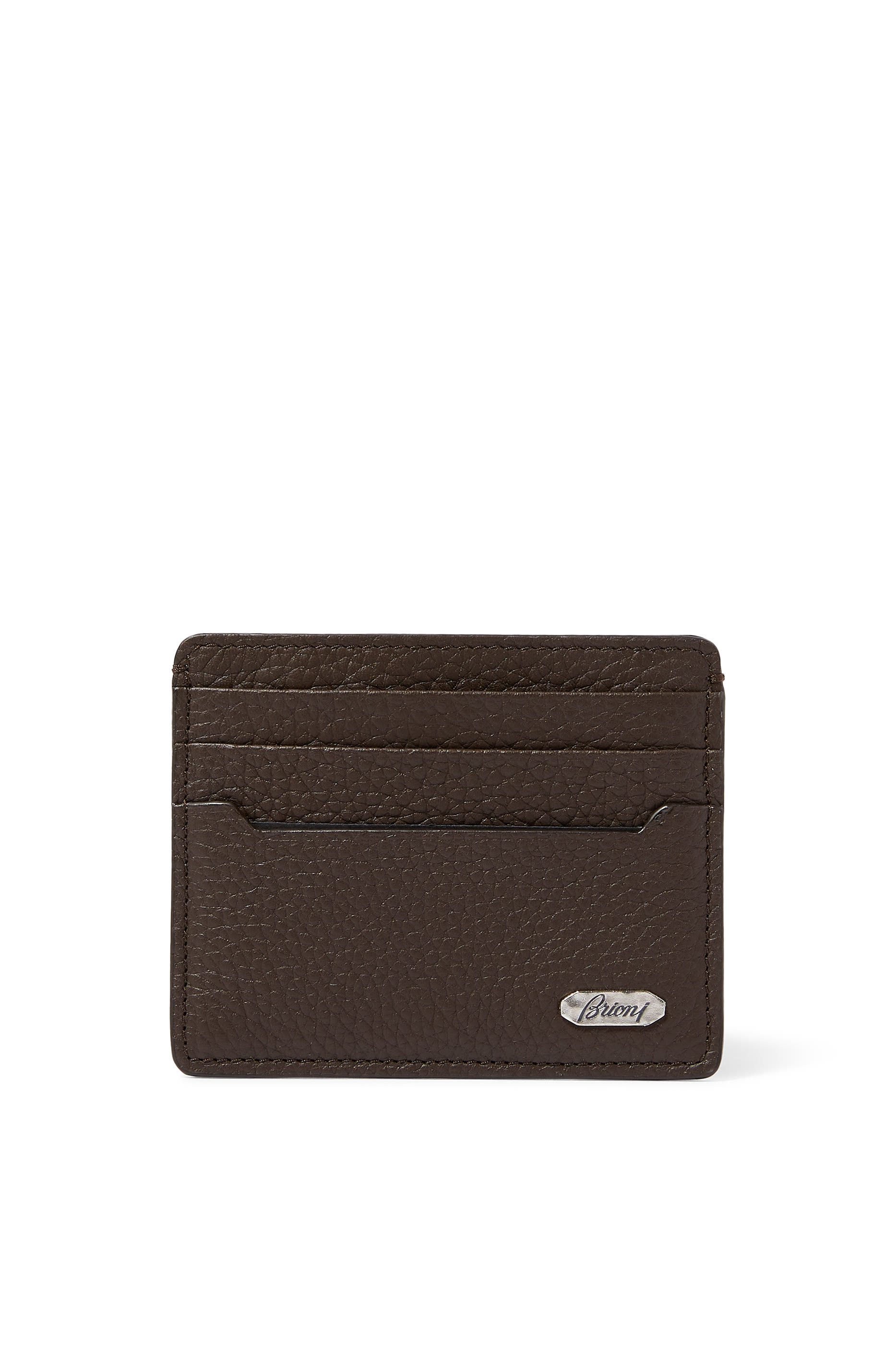 حافظة بطاقات بشعار الماركة