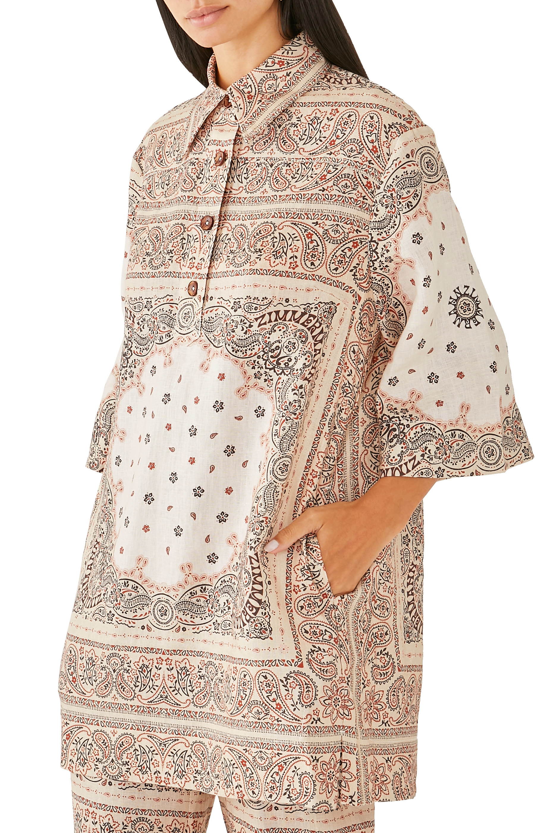 فستان قصير بنمط تونيك