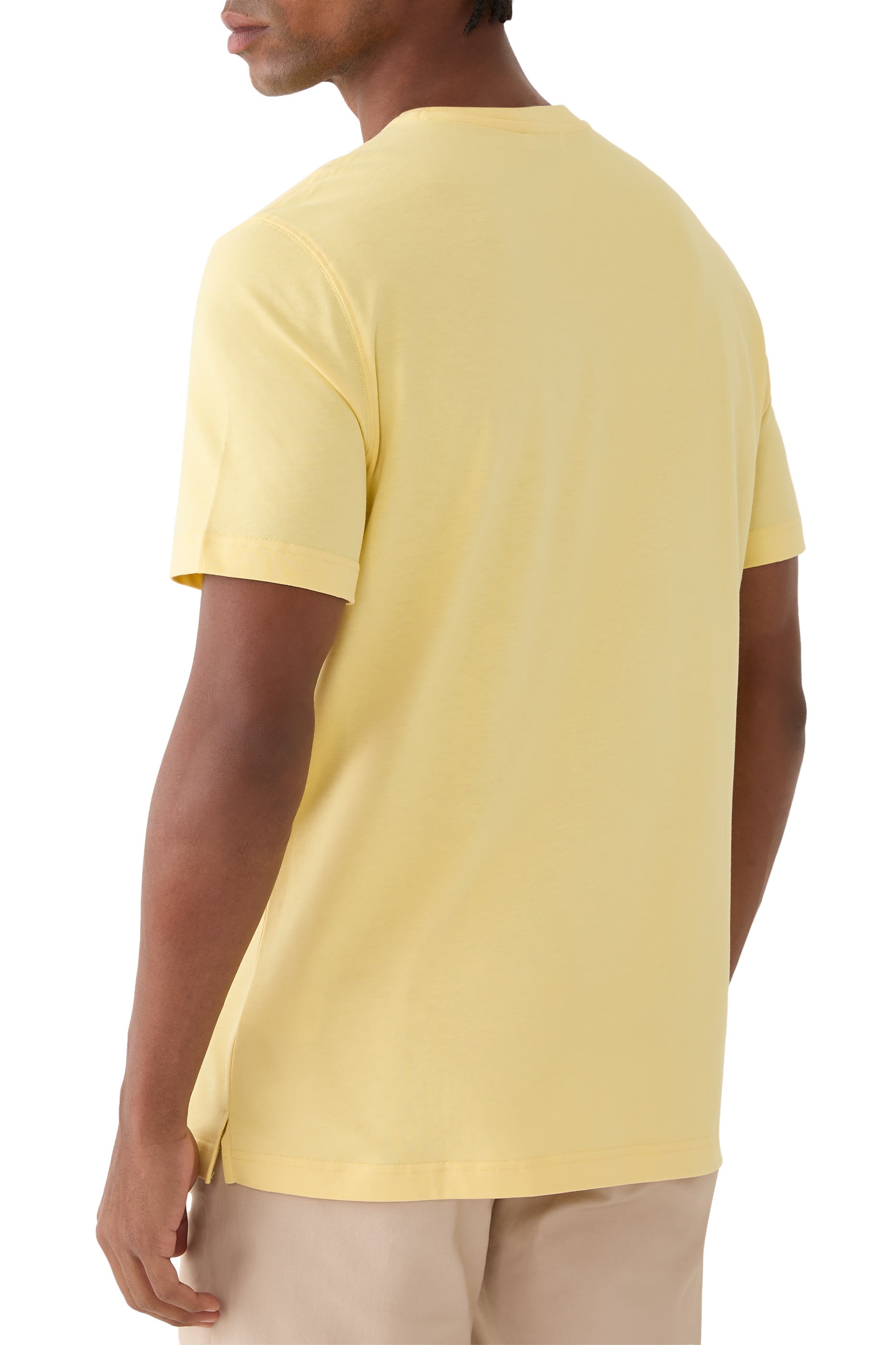 تيشيرت سينغل قطن سوبيما جيرسيه مطاطي