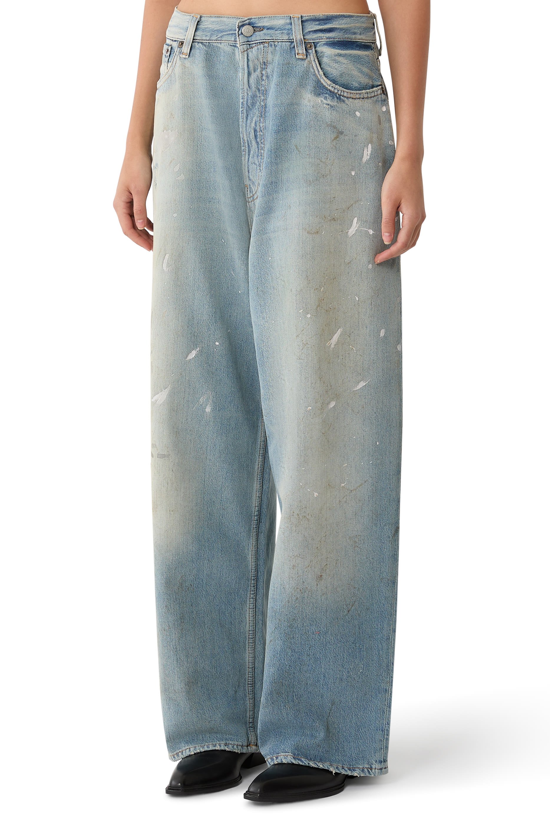 بنطال جينز _ 2023 بقصة فضفاضة