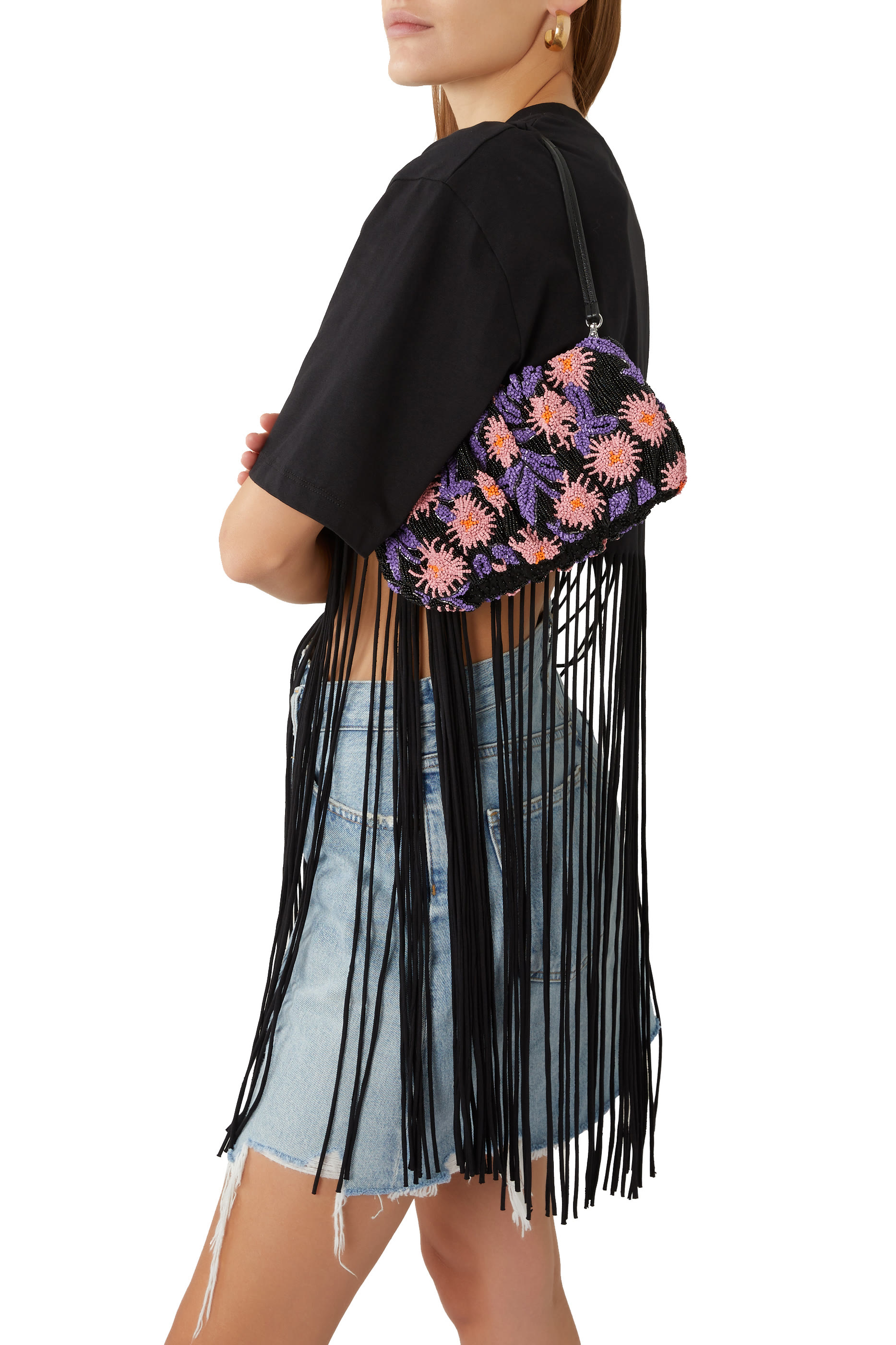 حقيبة مطرزة بخرز