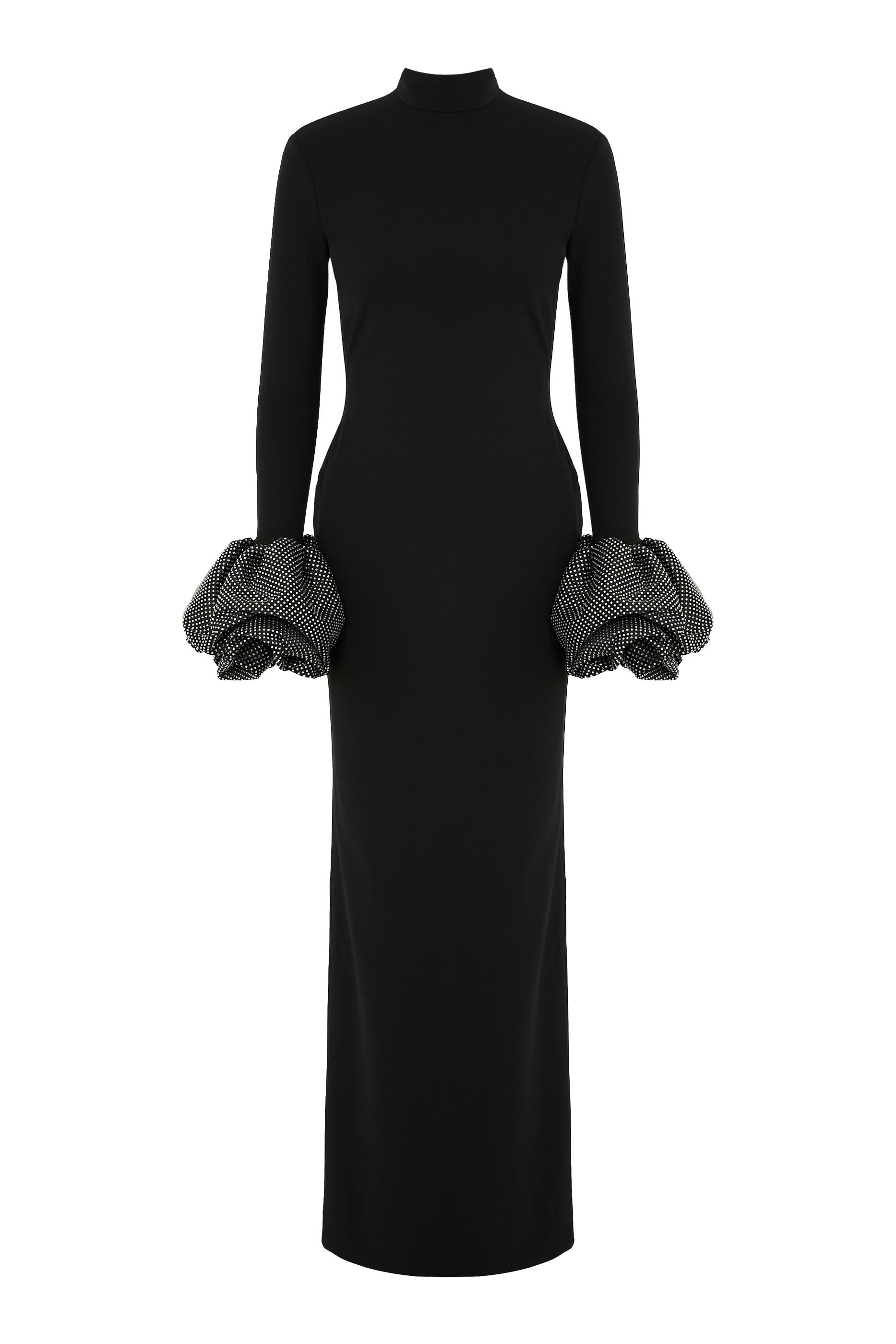 فستان فيفيانا طويل مزين بكريستال