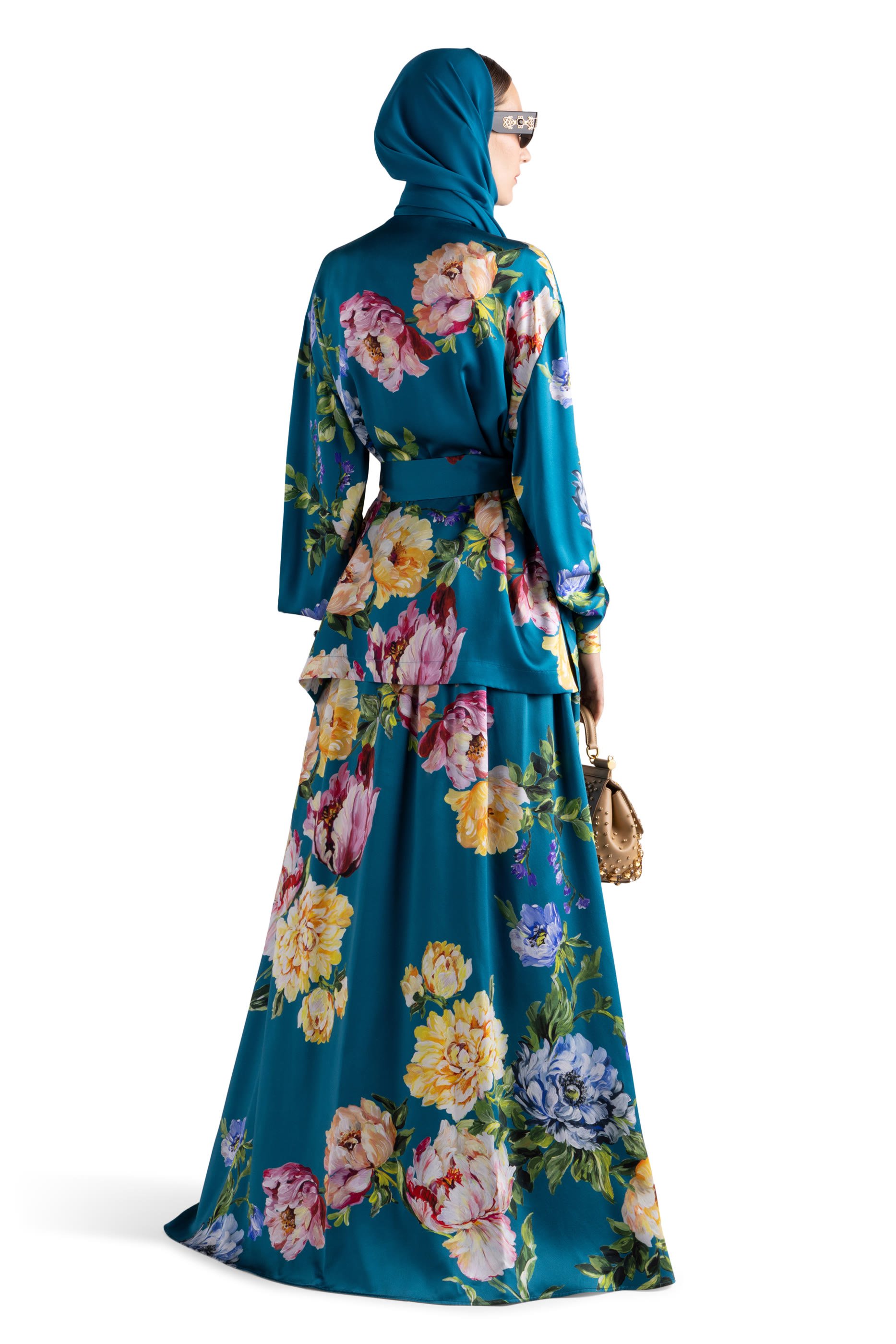 قميص بنقشة فاوانيا