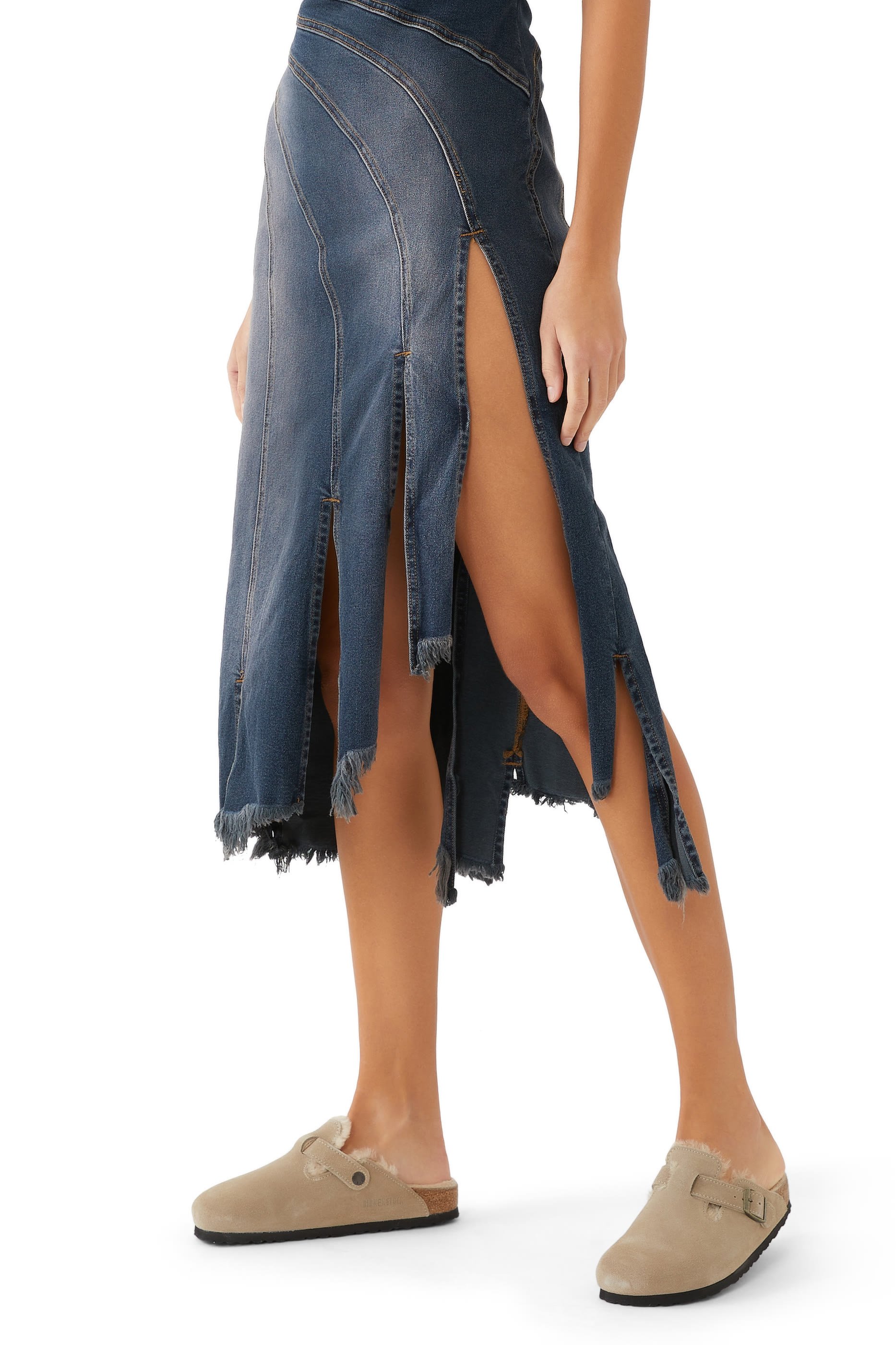 حذاء بوسطن مفتوح من الخلف شمواه