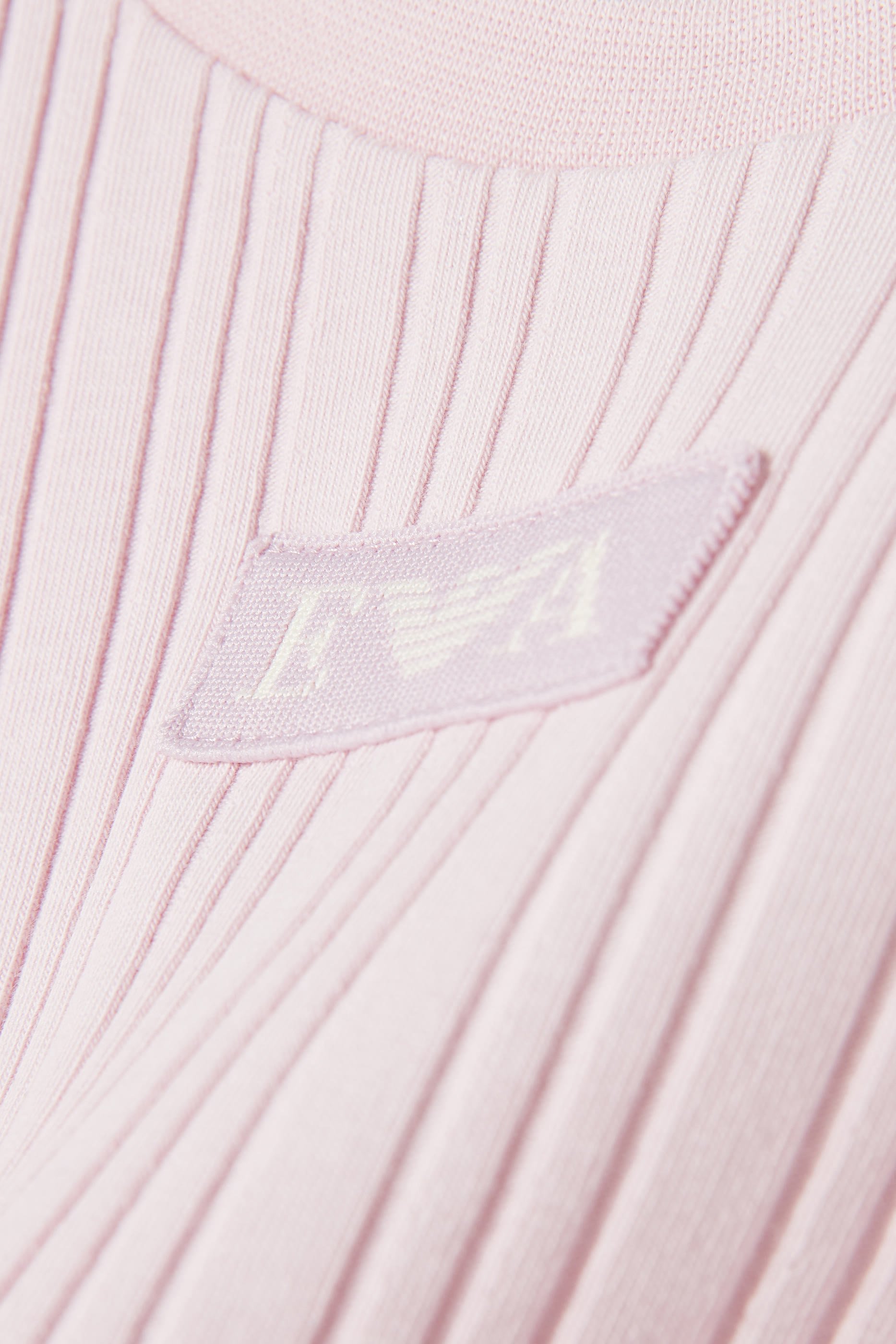 سترة نسيج مضلع بشعار الماركة للأطفال