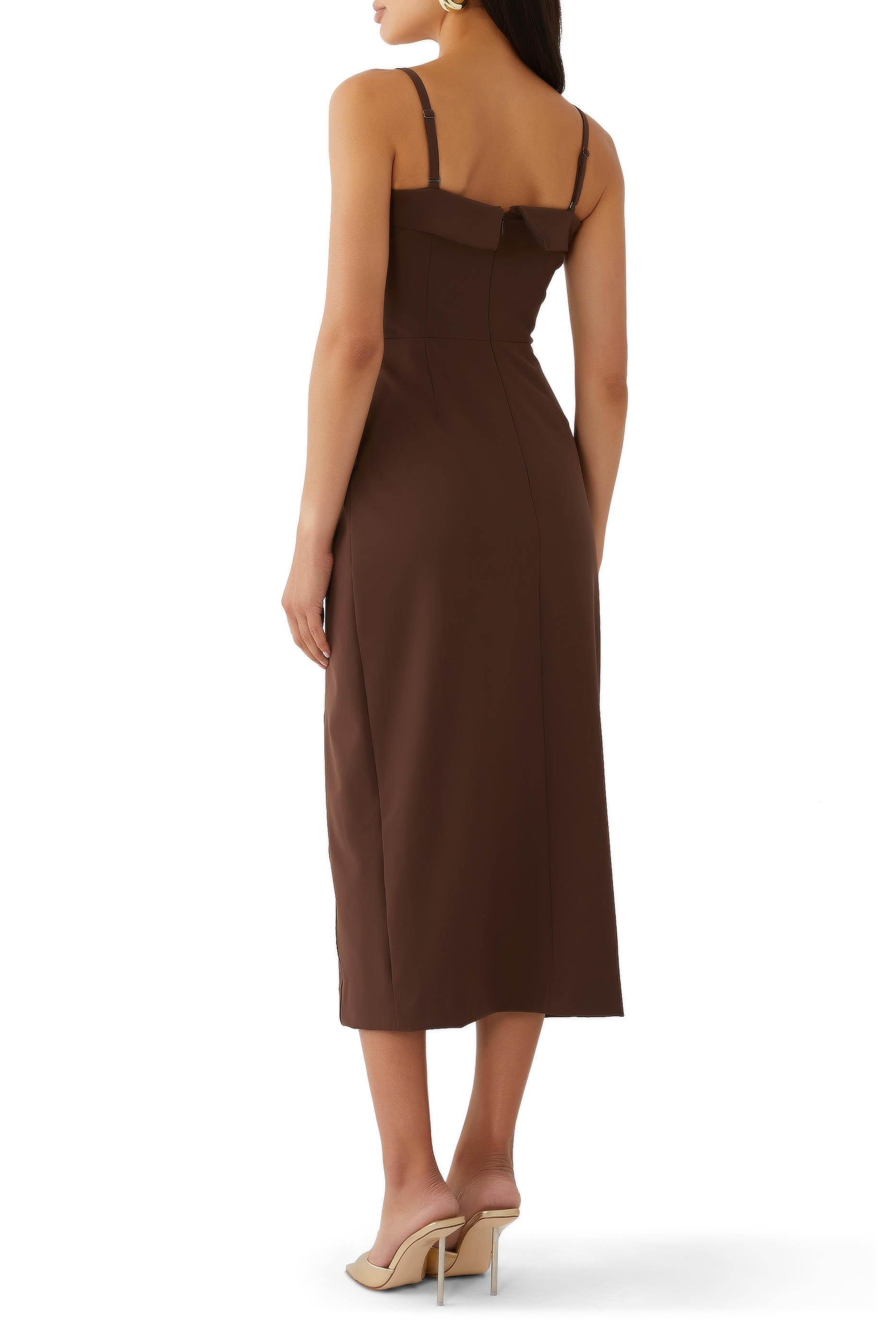 فستان شيلي بقصة ضيقة