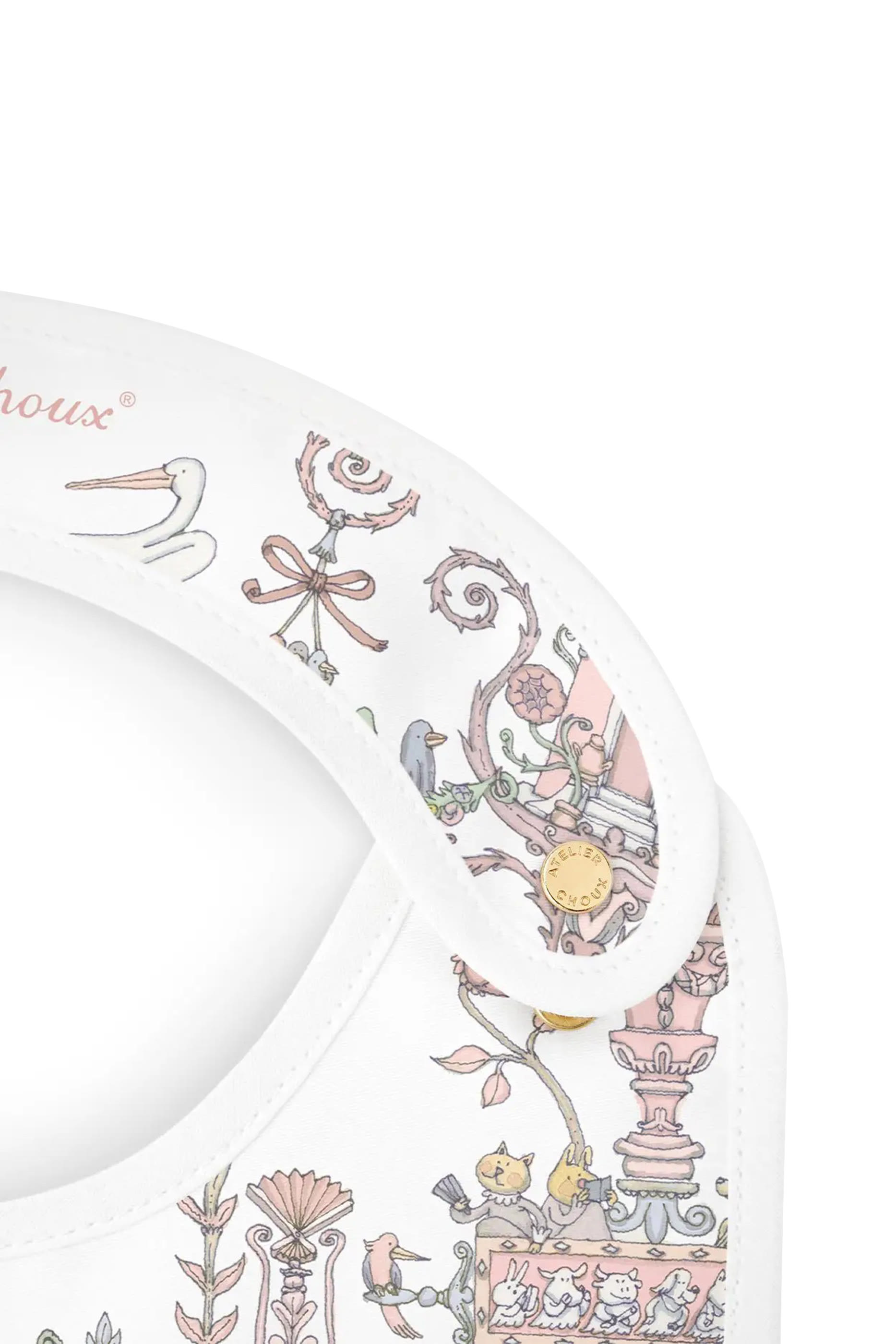 طقم وشاح كاريه ومريلة توي دو جوي للأطفال