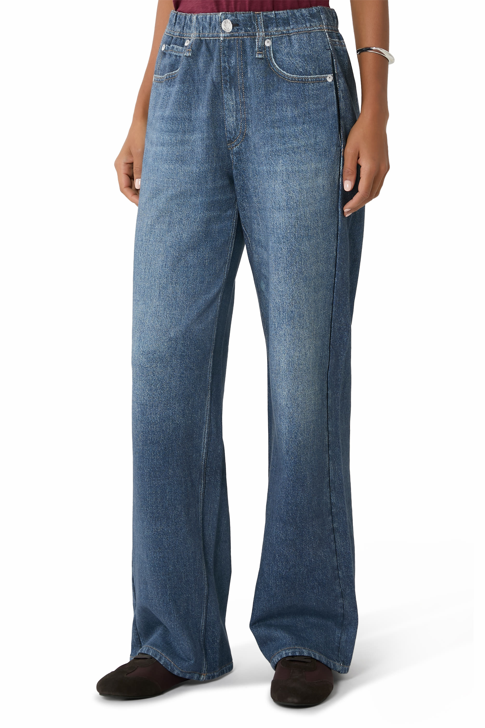 بنطال ميرامار بقصة ساق واسعة