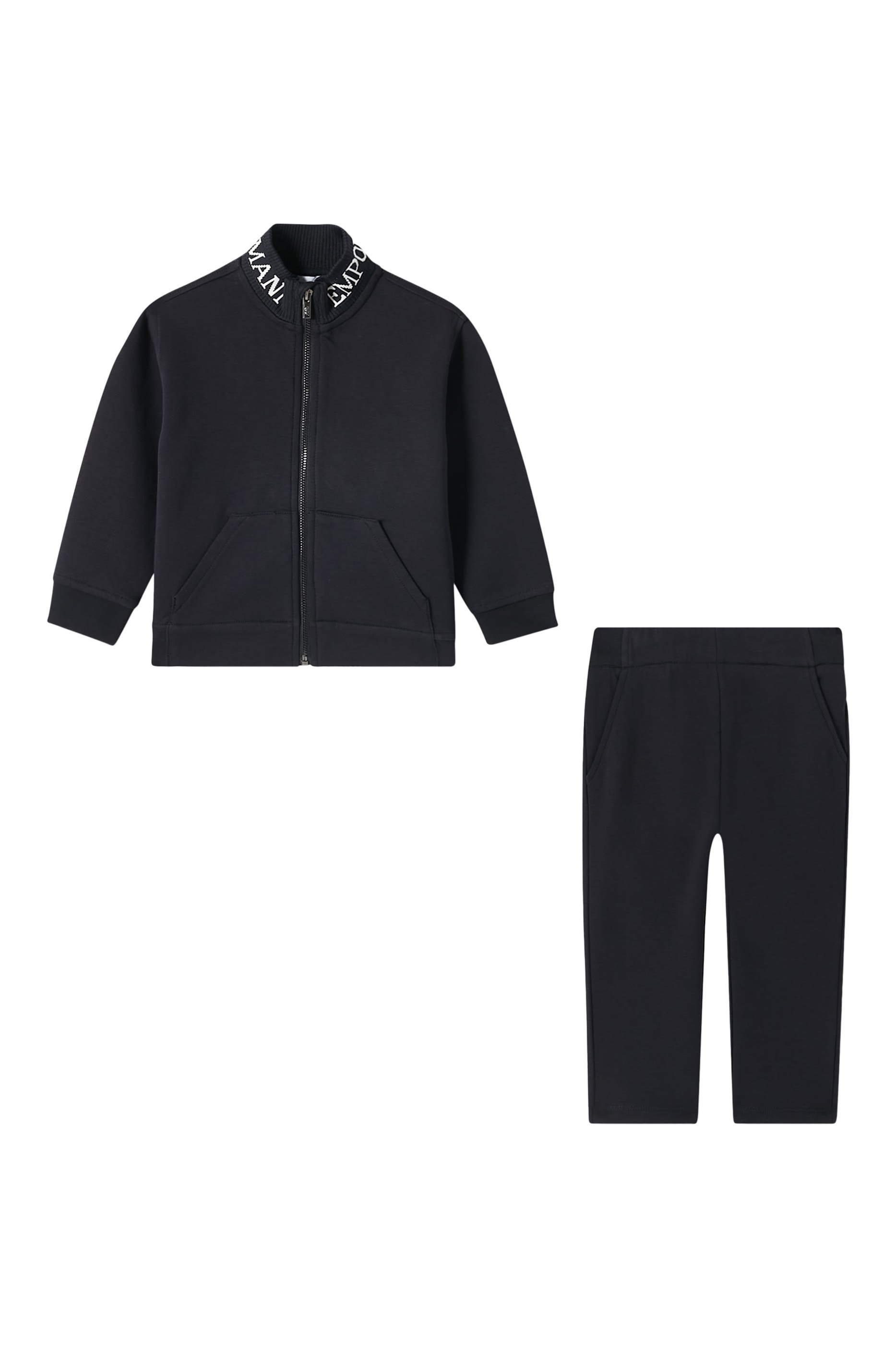 بدلة رياضية بشعار الماركة للأطفال