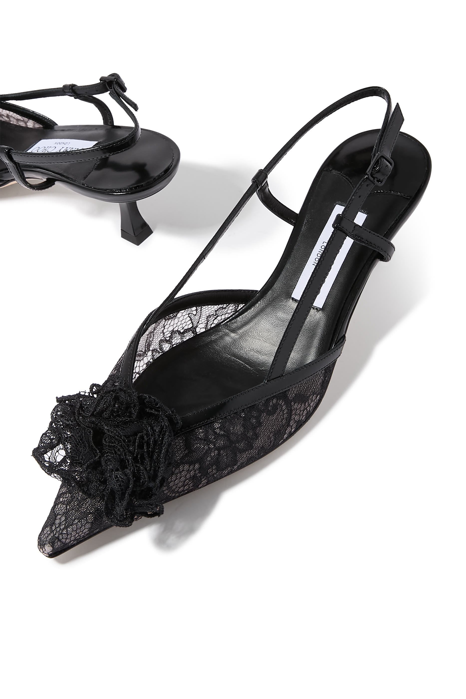 حذاء كلاسيك ميمي بسير خلفي وكعب 50 مم