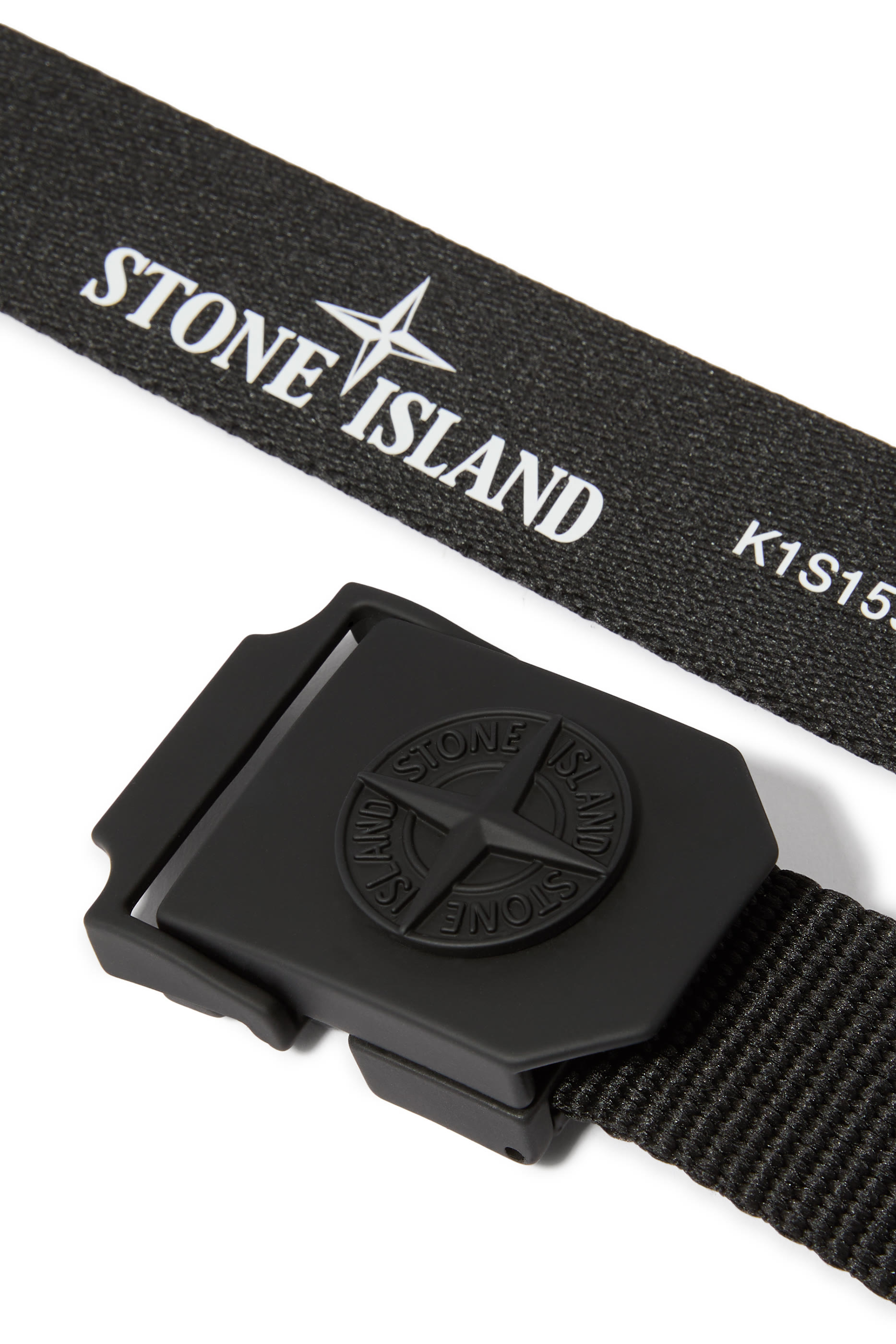 حزام بمشبك معدني غير لامع