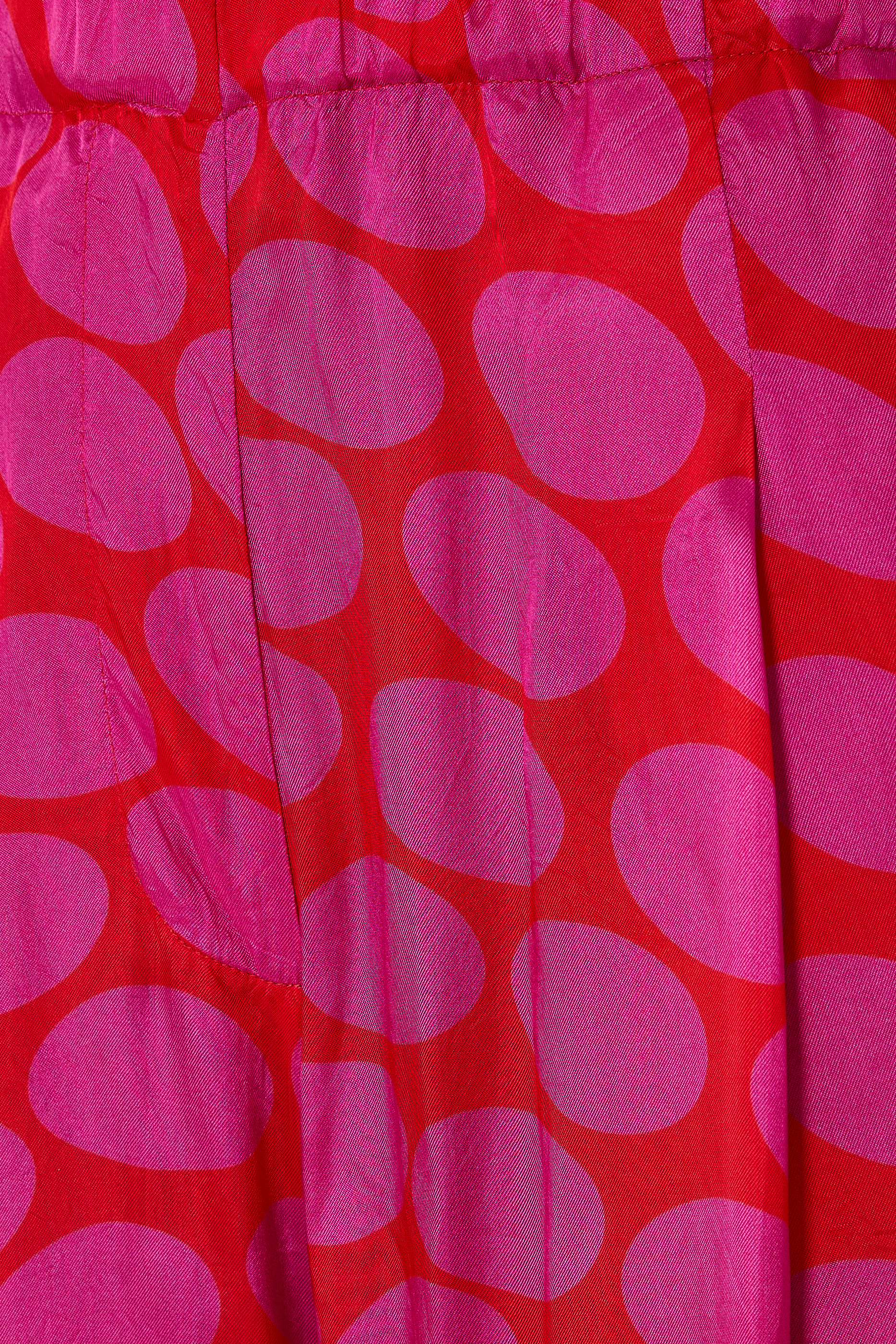 Ellipses Print Wide-Leg Elasticated Pants