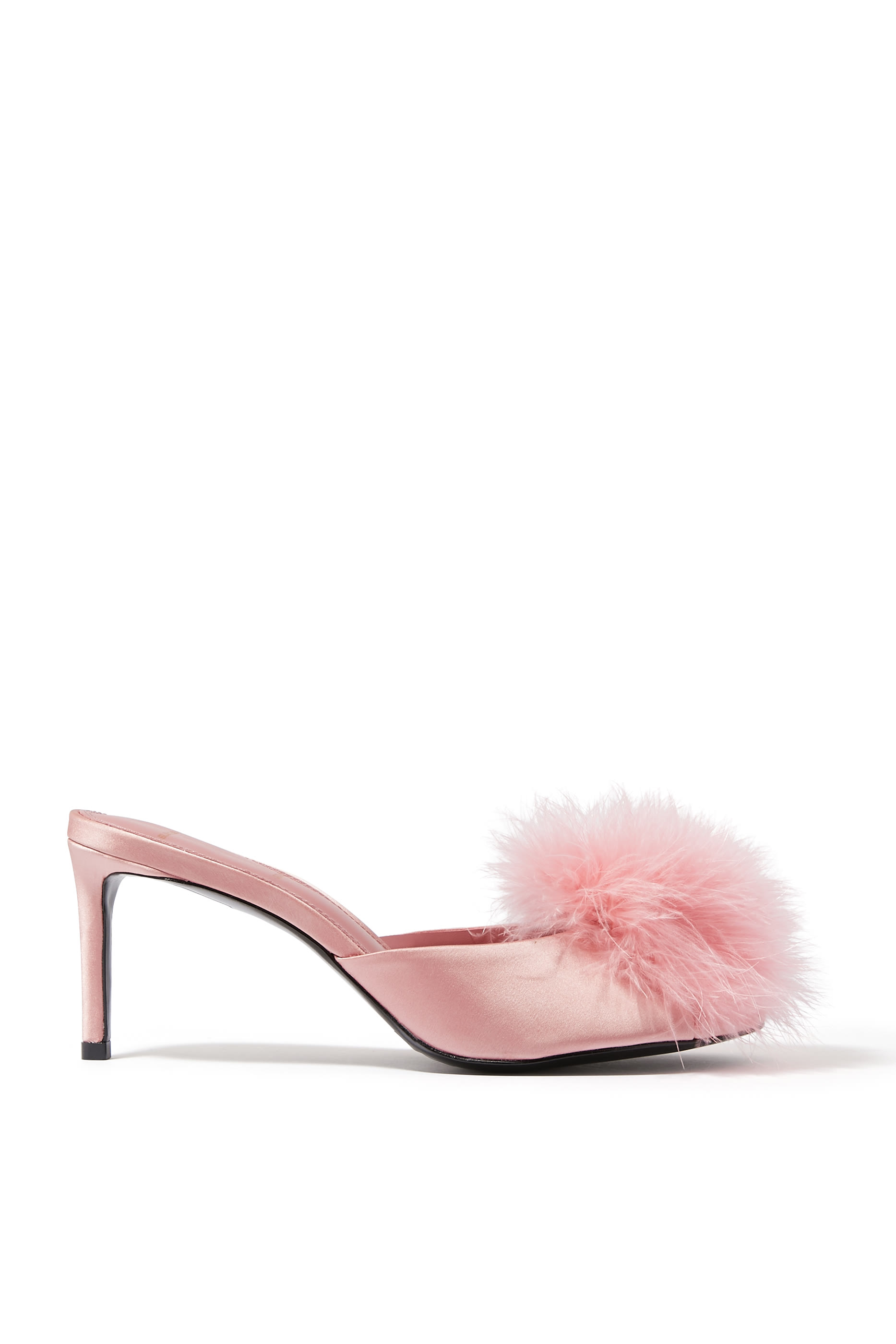 حذاء ريكا مفتوح من الخلف بكعب 65 مم ستان