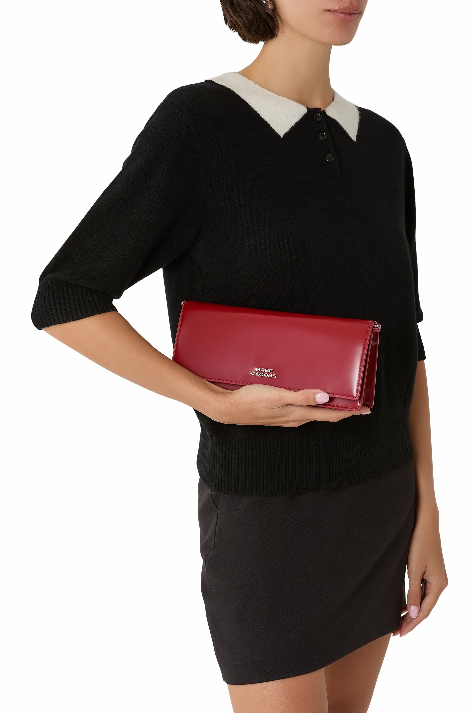 حقيبة كتف غلام خامة لامعة