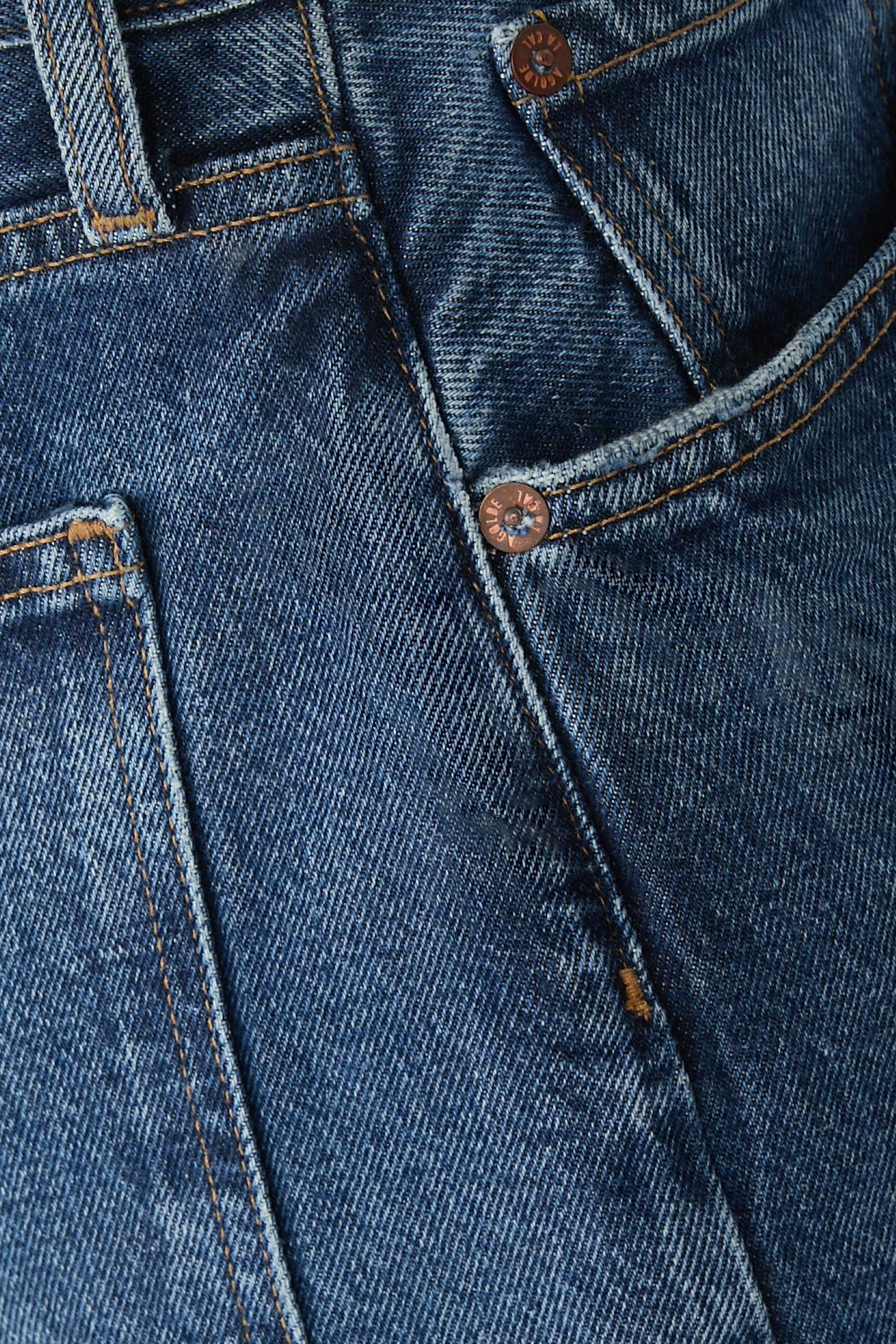 بنطال جينز سلانغ فضفاض بخصر منخفض