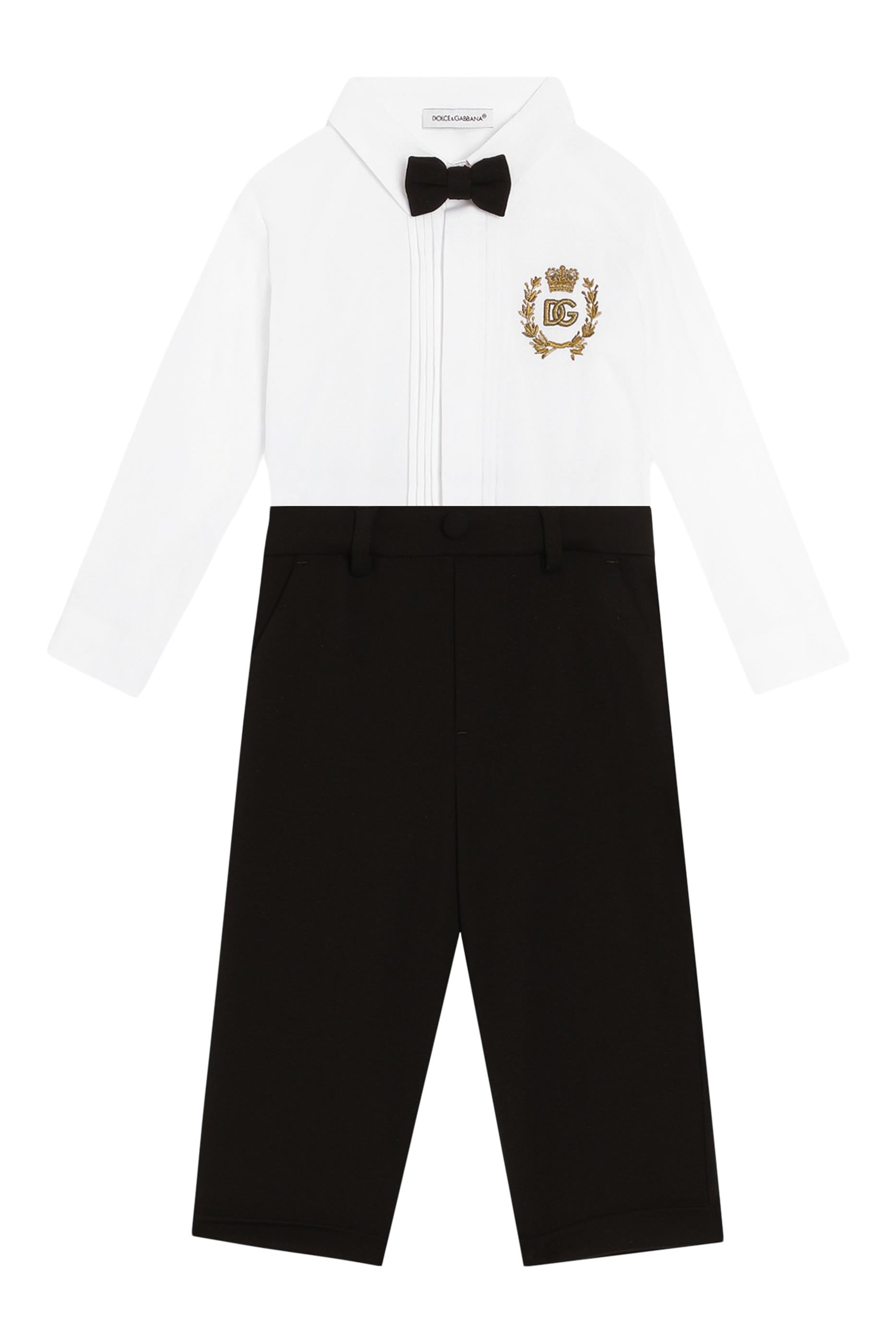 طقم متناسق بوبلين وجيرسيه للأطفال